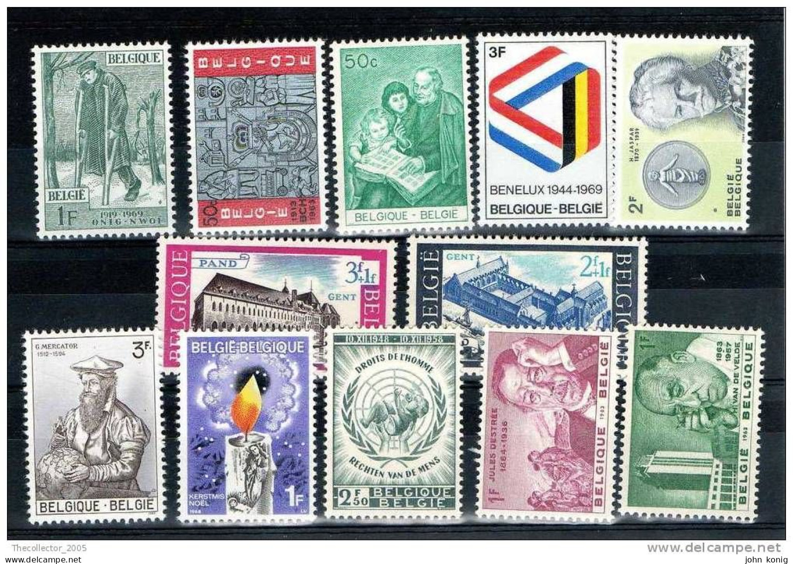 LOTTO FRANCOBOLLI-STAMPS LOT - BELGIO-BELGIUM-BELGIQUE-BELGIE - Collections