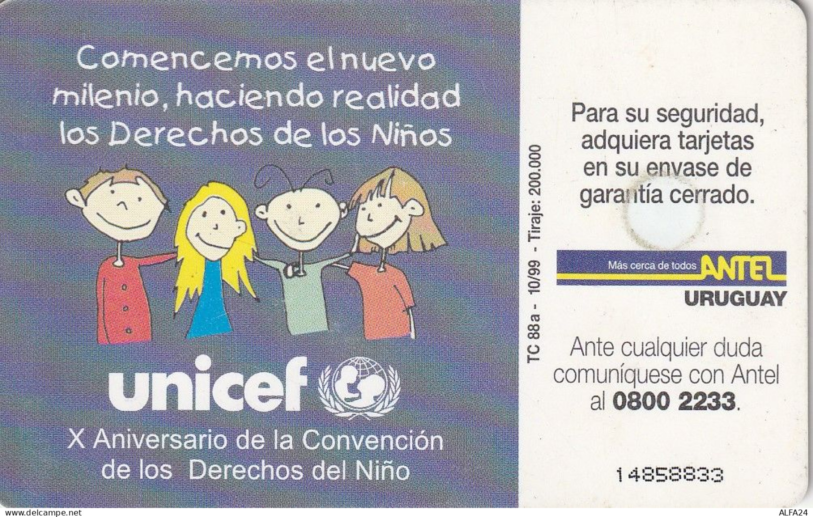 PHONE CARD URUGUAY  (E2.16.5 - Uruguay