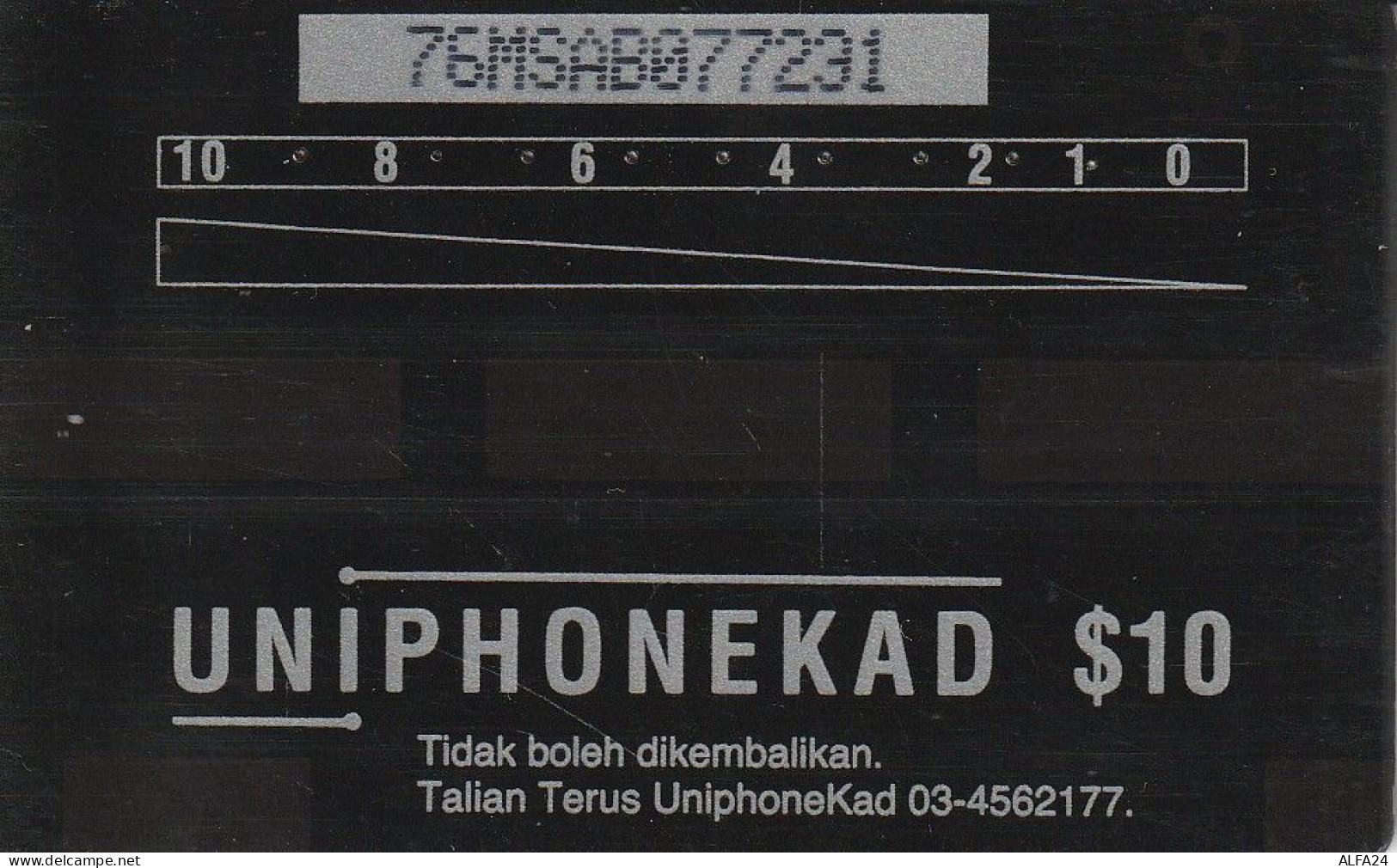 PHONE CARD MALESIA  (E2.11.1 - Malasia