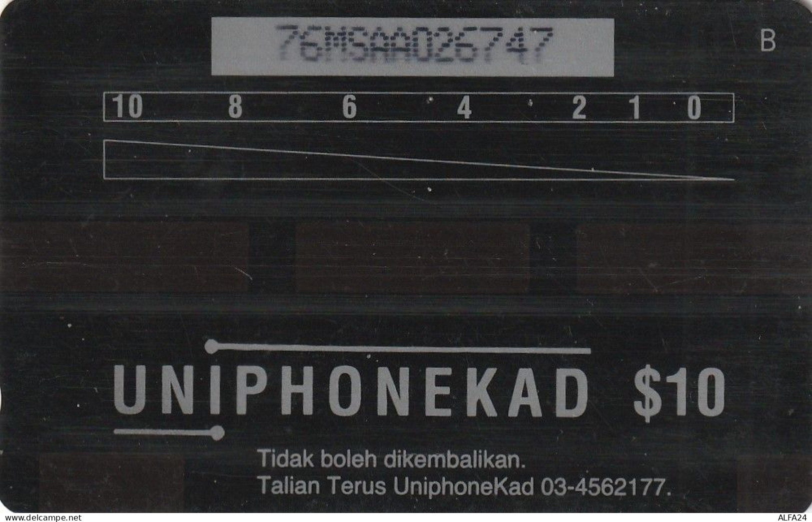 PHONE CARD MALESIA  (E2.10.8 - Malasia