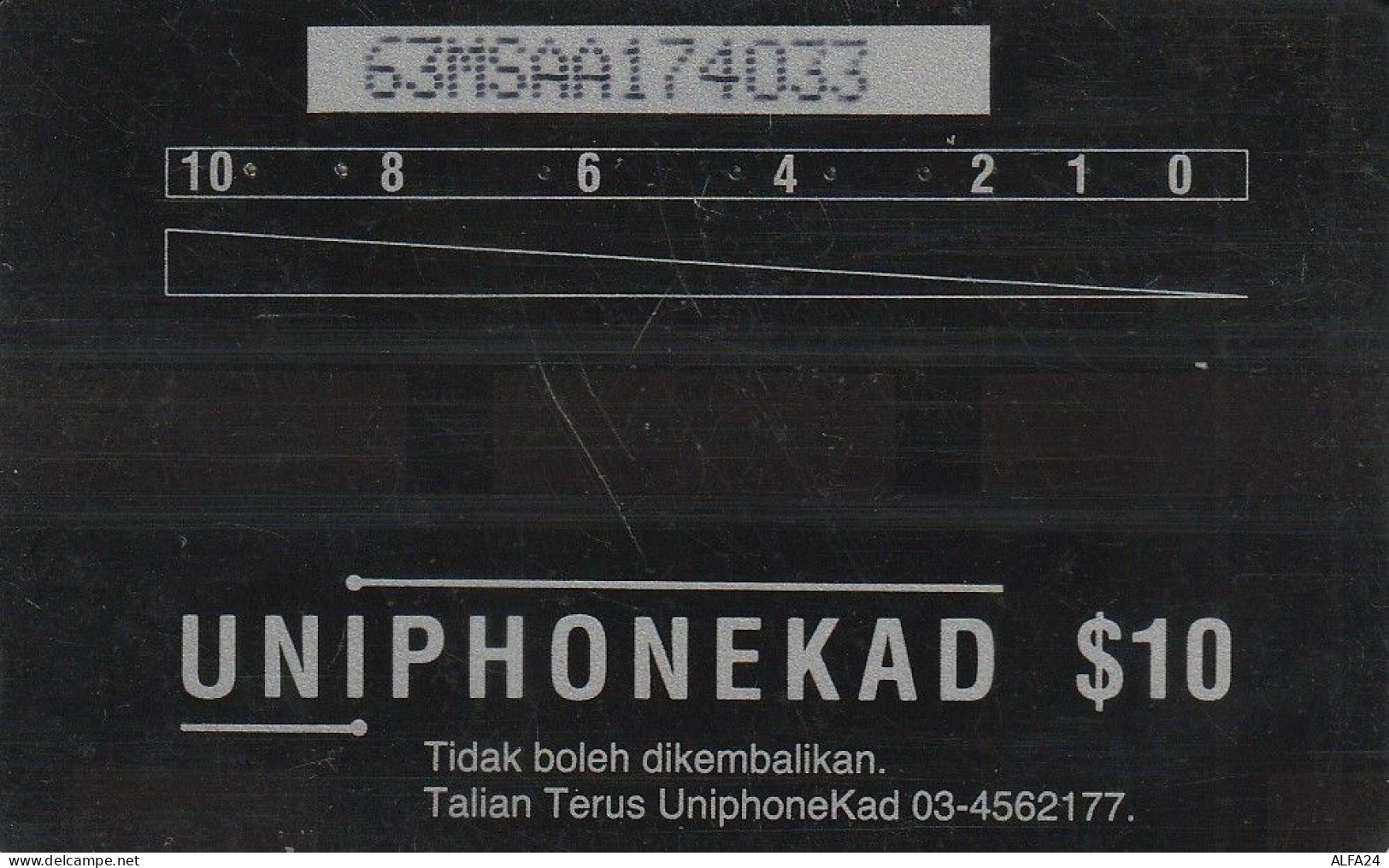 PHONE CARD MALESIA  (E2.9.2 - Malasia