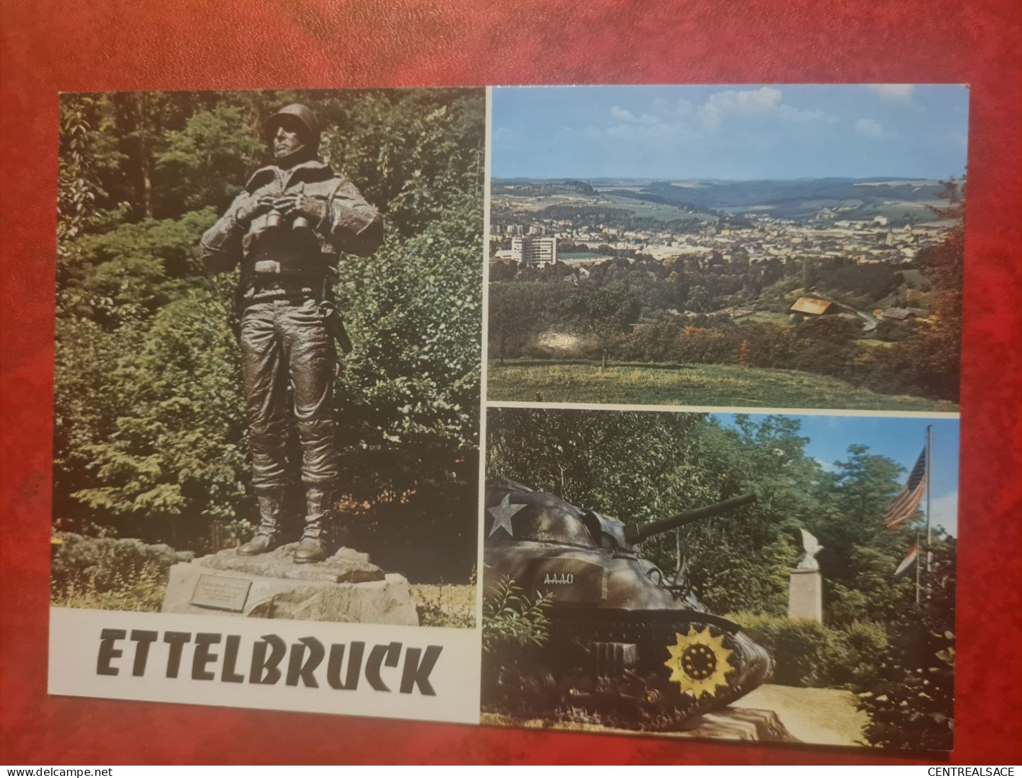 Carte   ETTELBRUCK  MONUMENT PATTON - Ettelbruck