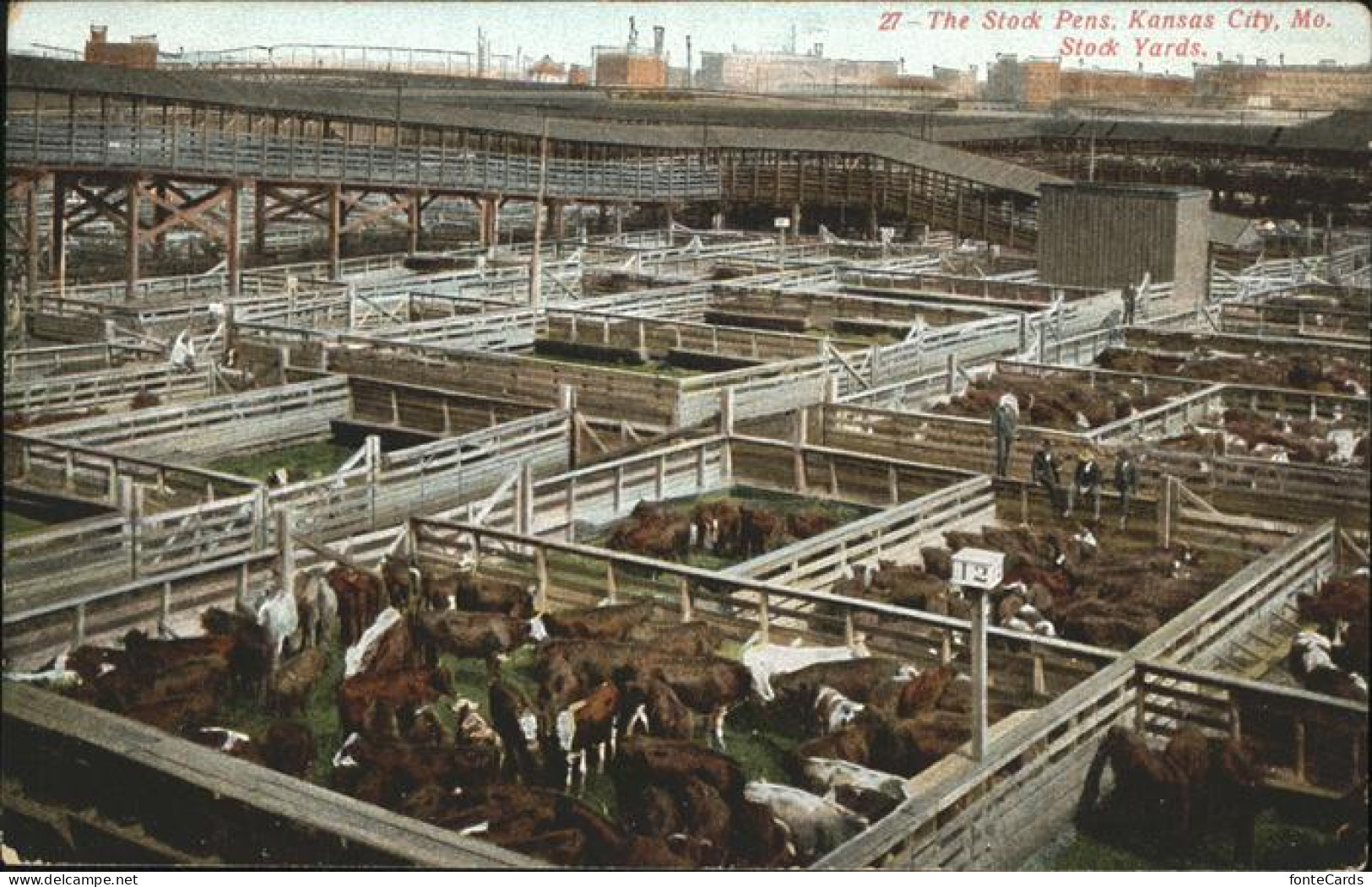 11328975 Kansas_City_Missouri The Stock Pens. Stock Yards - Altri & Non Classificati