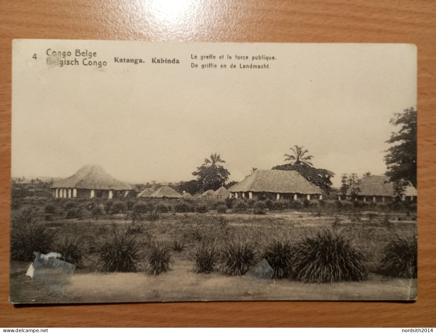 Congo Belge - Katanga -  Le Greffe Et La Force Publique Kabinda - Congo Belge