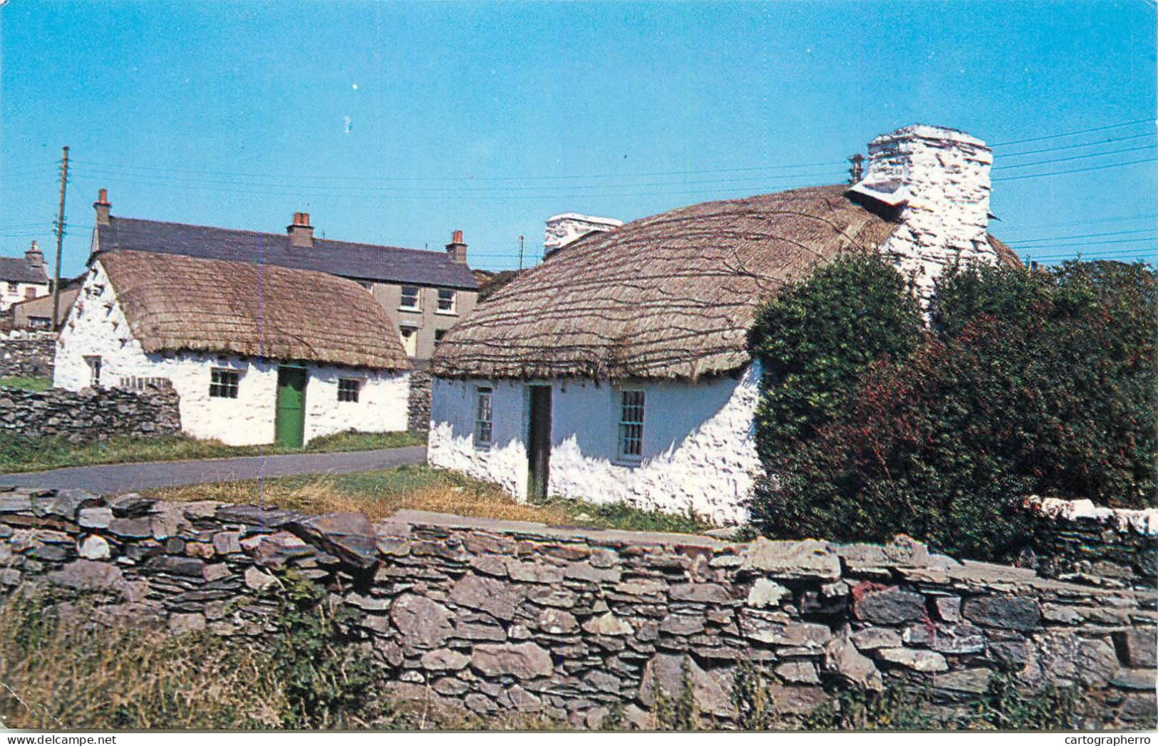 Postcard United Kingdom Isle Of Man Harry Kelly's Cottage - Insel Man