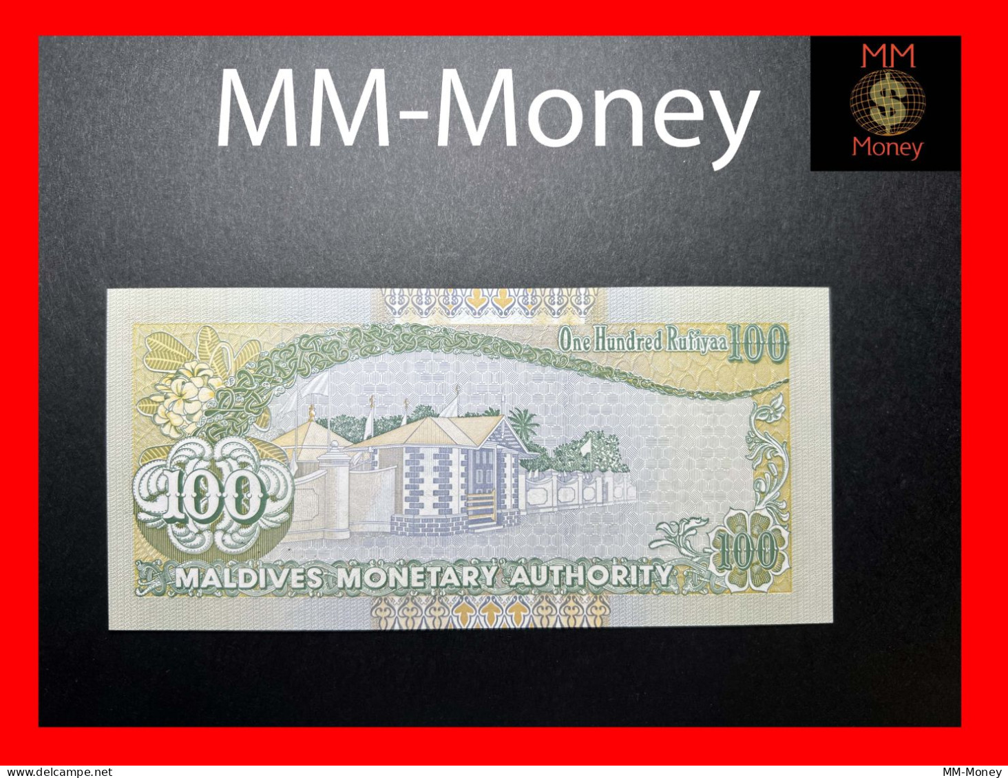 Maldives  100 Rufiyaa 2000   P. 22     UNC - Maldive