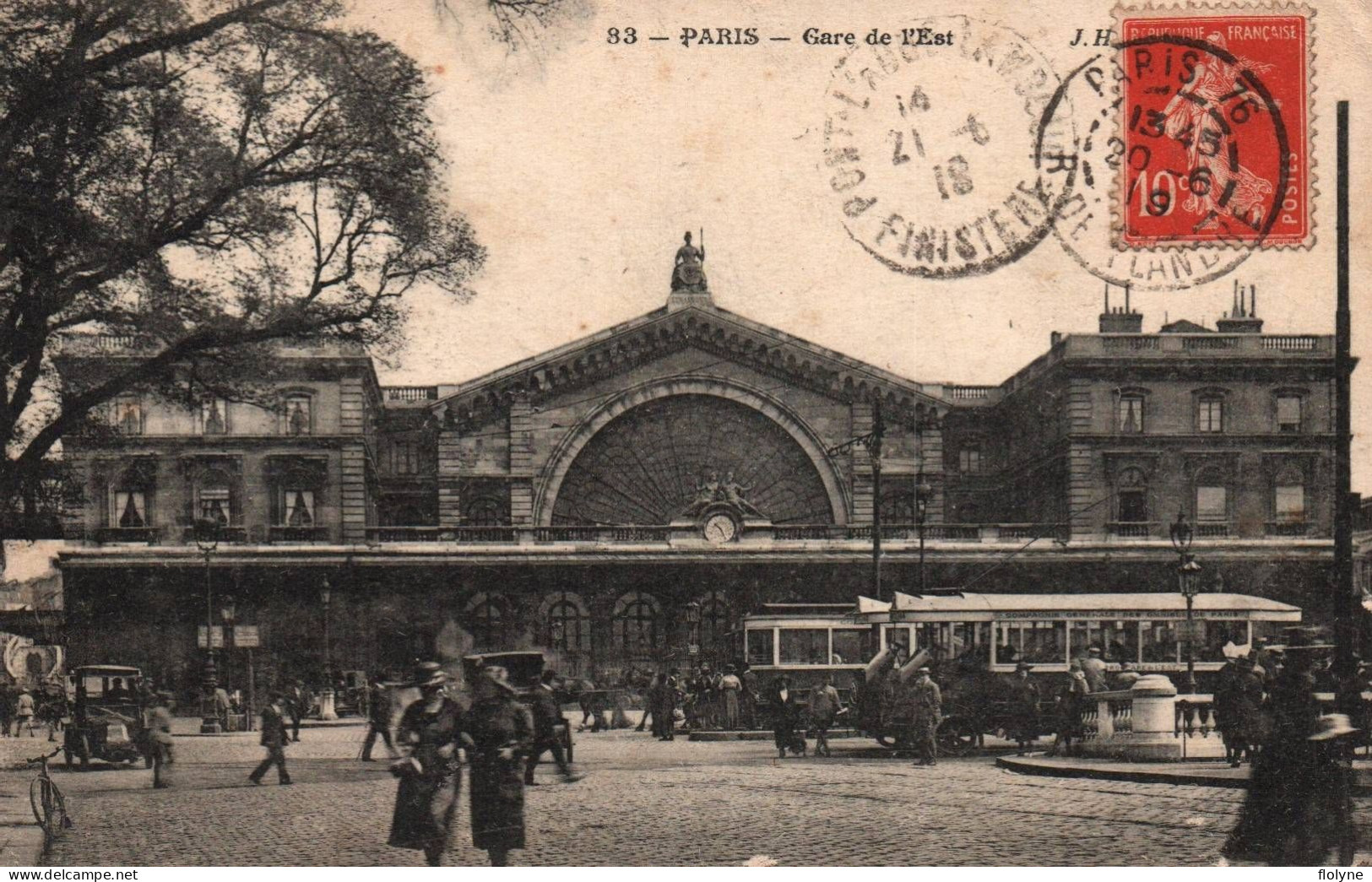 Paris - 10ème Arrondissement - La Gare De L'est - Tram Tramway Bus Autobus - Arrondissement: 10