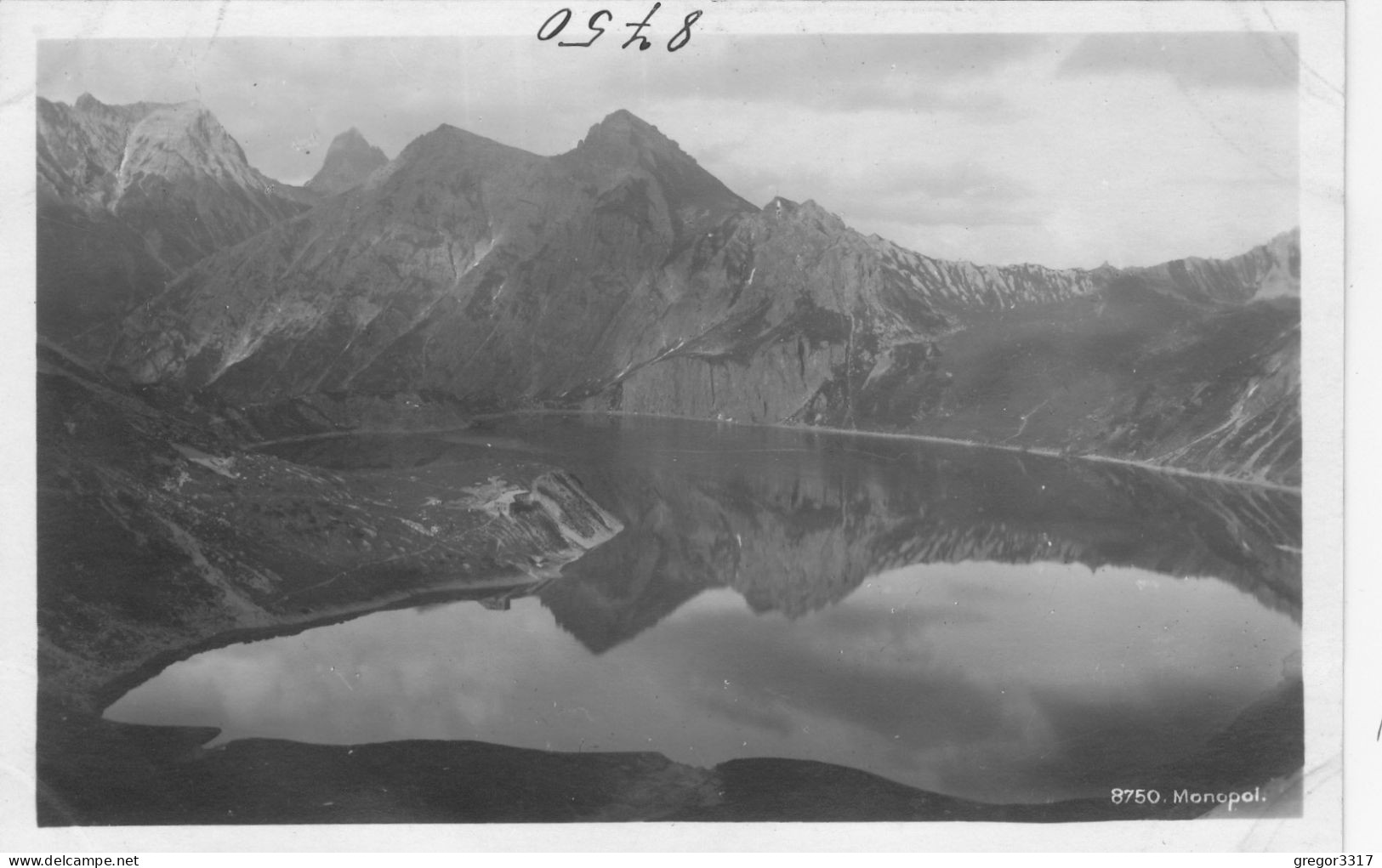 E2560) LÜNERSEE  - Vorarlberg - Alte FOTO AK - - Foto Monopol 8750 - Brandertal