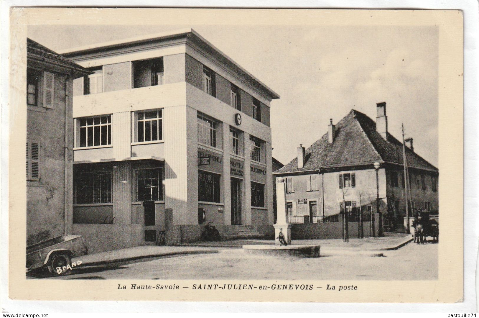 CPSM :  14 X 9  -  SAINT-JULIEN-en-GENEVOIS  -  La  Poste - Saint-Julien-en-Genevois