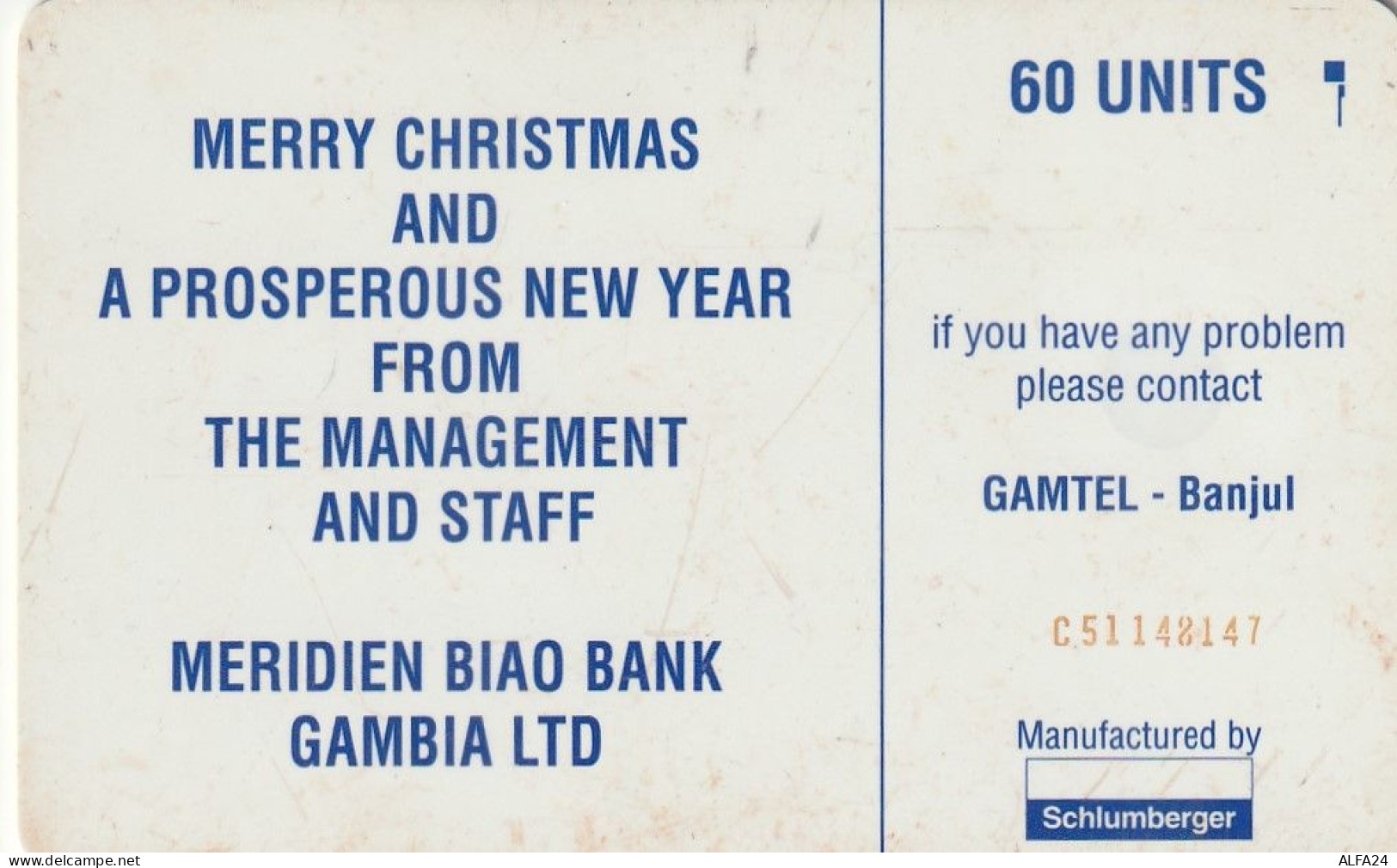 PHONE CARD GAMBIA  (E1.18.2 - Gambie