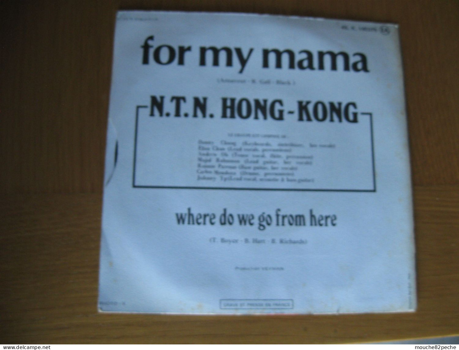 45 T - N.T.N. HONG-KONG - FOR MY MAMA - Disco, Pop