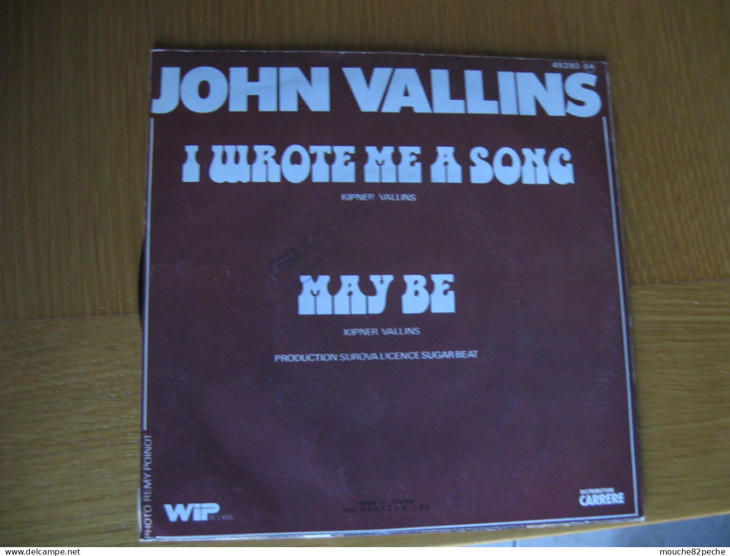 45 T - JOHN VALLINS - I WROTE ME A SONG - Disco & Pop