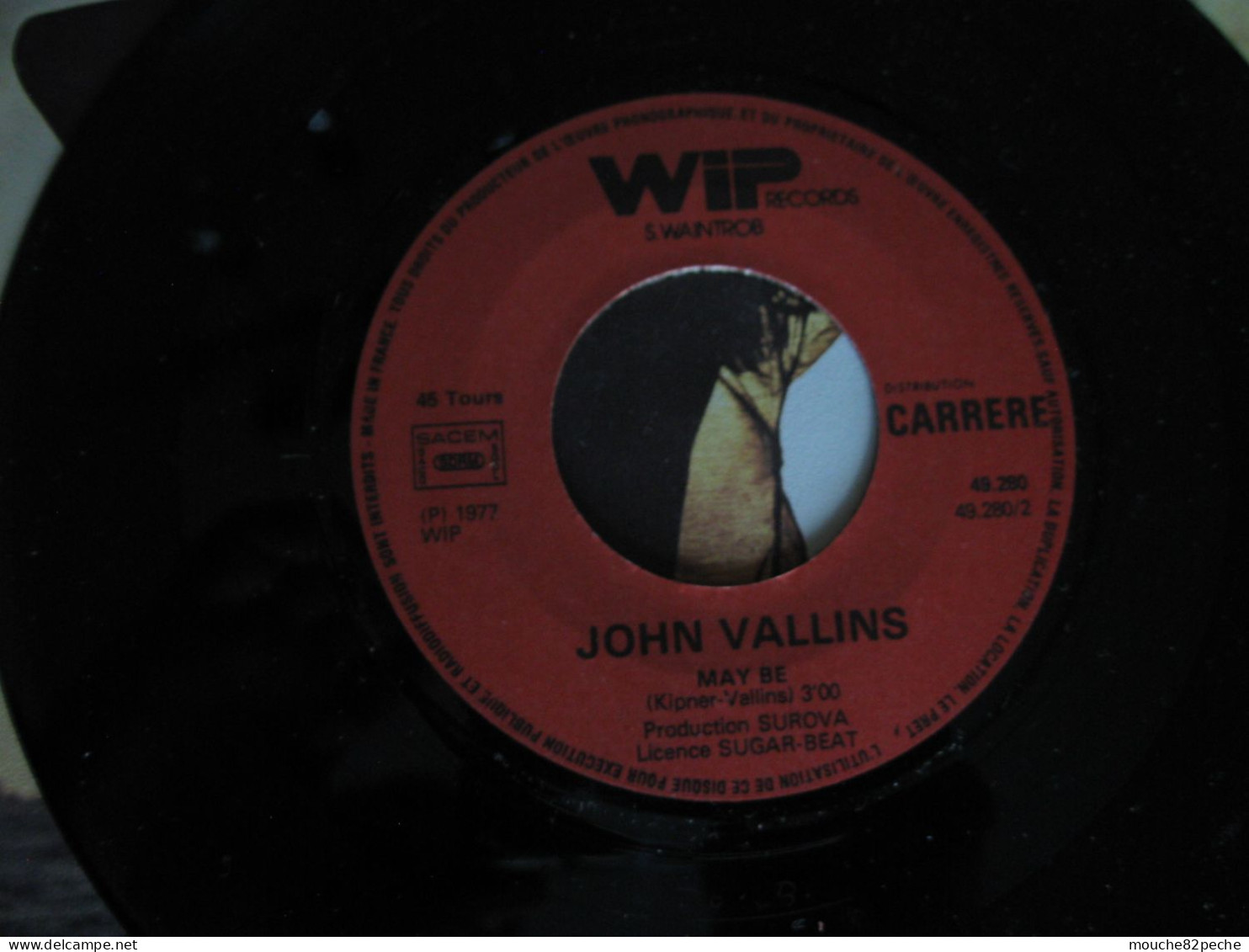 45 T - JOHN VALLINS - I WROTE ME A SONG - Disco & Pop