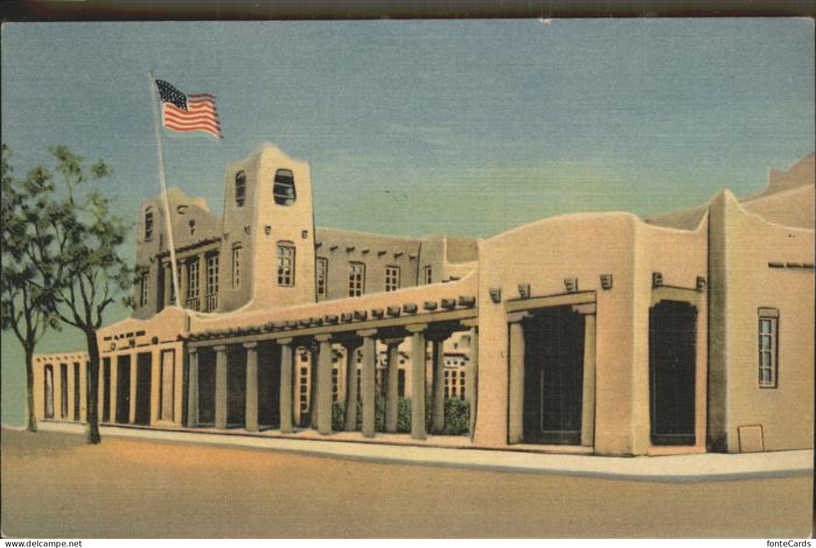 11326077 Santa_Fe_New_Mexico Post Office Federal Building - Andere & Zonder Classificatie