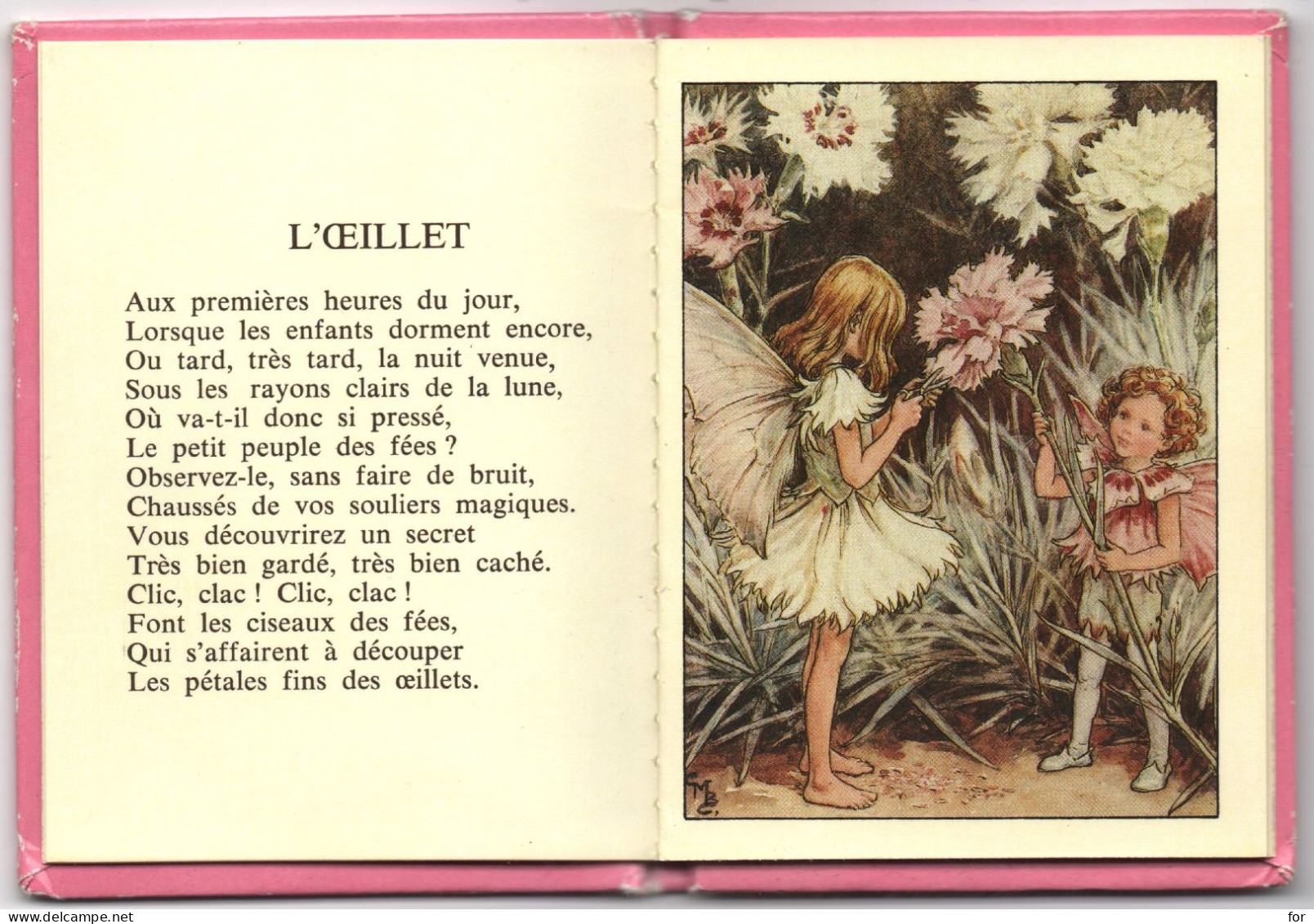 Contes : Bibliothèque Miniature : Rouge Et Or :  Fleurs En Fête été : C. Mary Barker : Fleurs - Fées - Nymphes - Contes