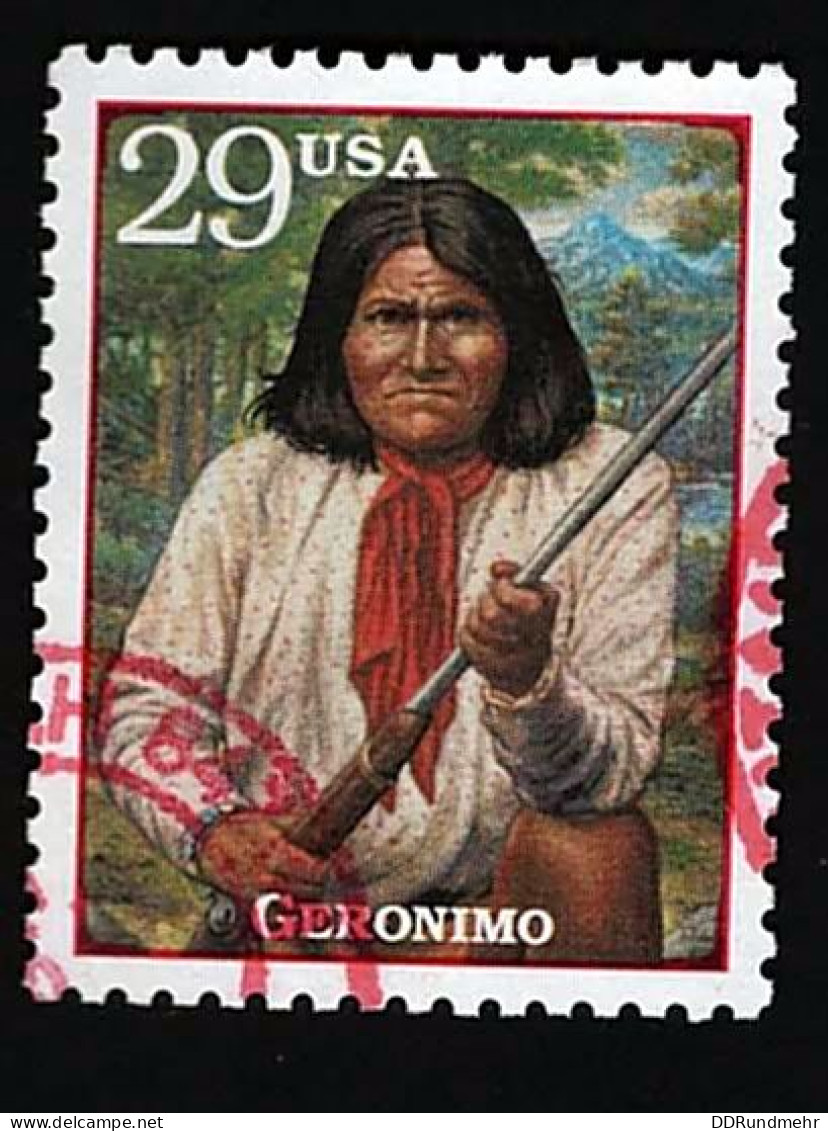 1994 Geronimo  Michel US 2518 Stamp Number US 2869m Yvert Et Tellier US 2303 Stanley Gibbons US 2962 Used - Oblitérés