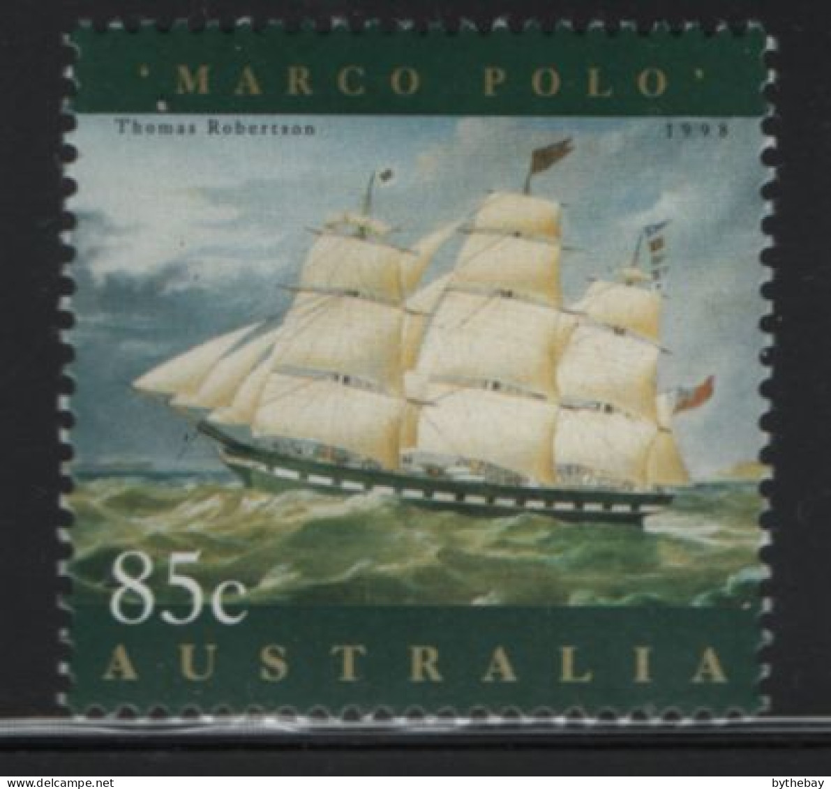 Australia 1998 MNH Sc 1631 85c Marco Polo Sailing Ship - Ungebraucht