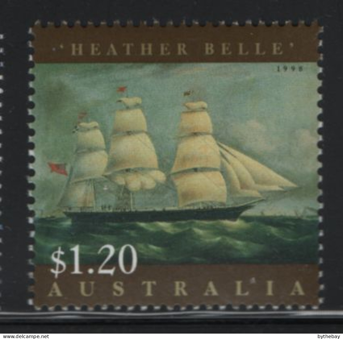 Australia 1998 MNH Sc 1633 $1.20 Heather Belle Sailing Ship - Ungebraucht