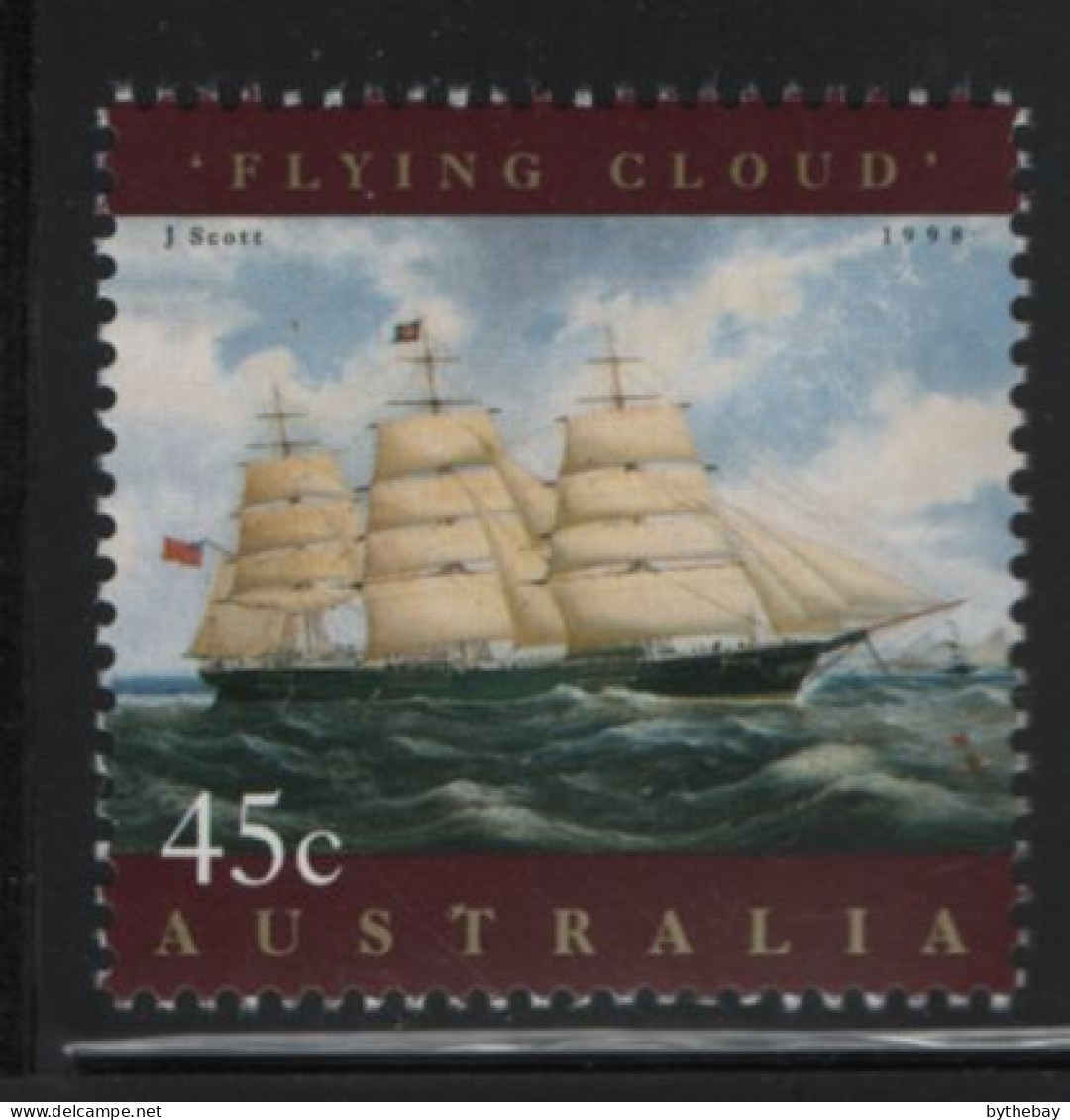 Australia 1998 MNH Sc 1630 45c Flying Cloud Sailing Ship - Ungebraucht