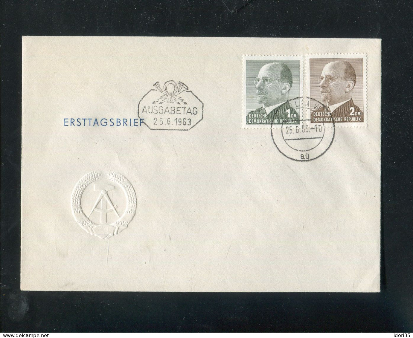 "DDR" 1963, Mi. 968/969 FDC (5525) - 1950-1970