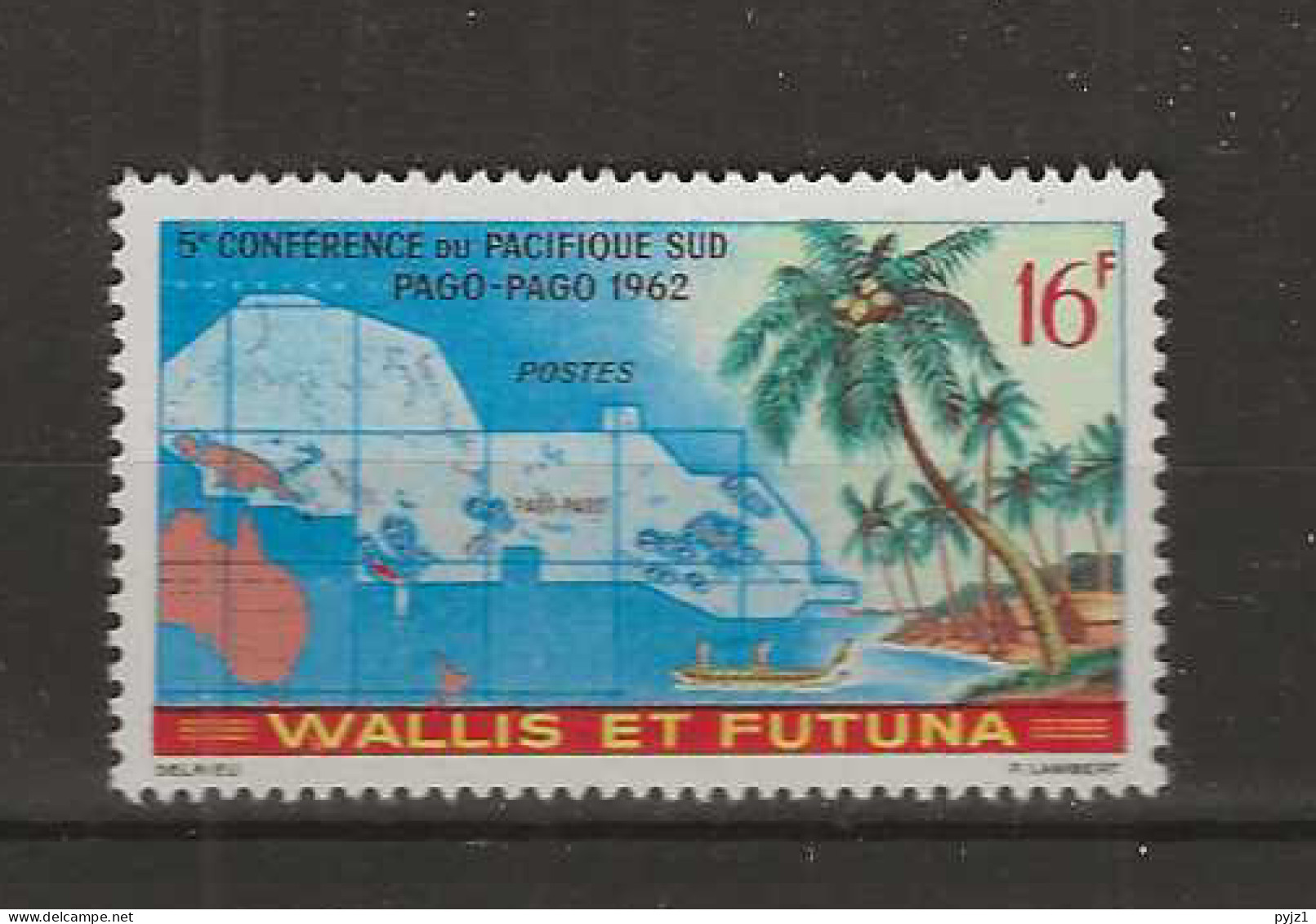 1962 MNH Wallis Et Futuna Mi 192 Postfris** - Unused Stamps