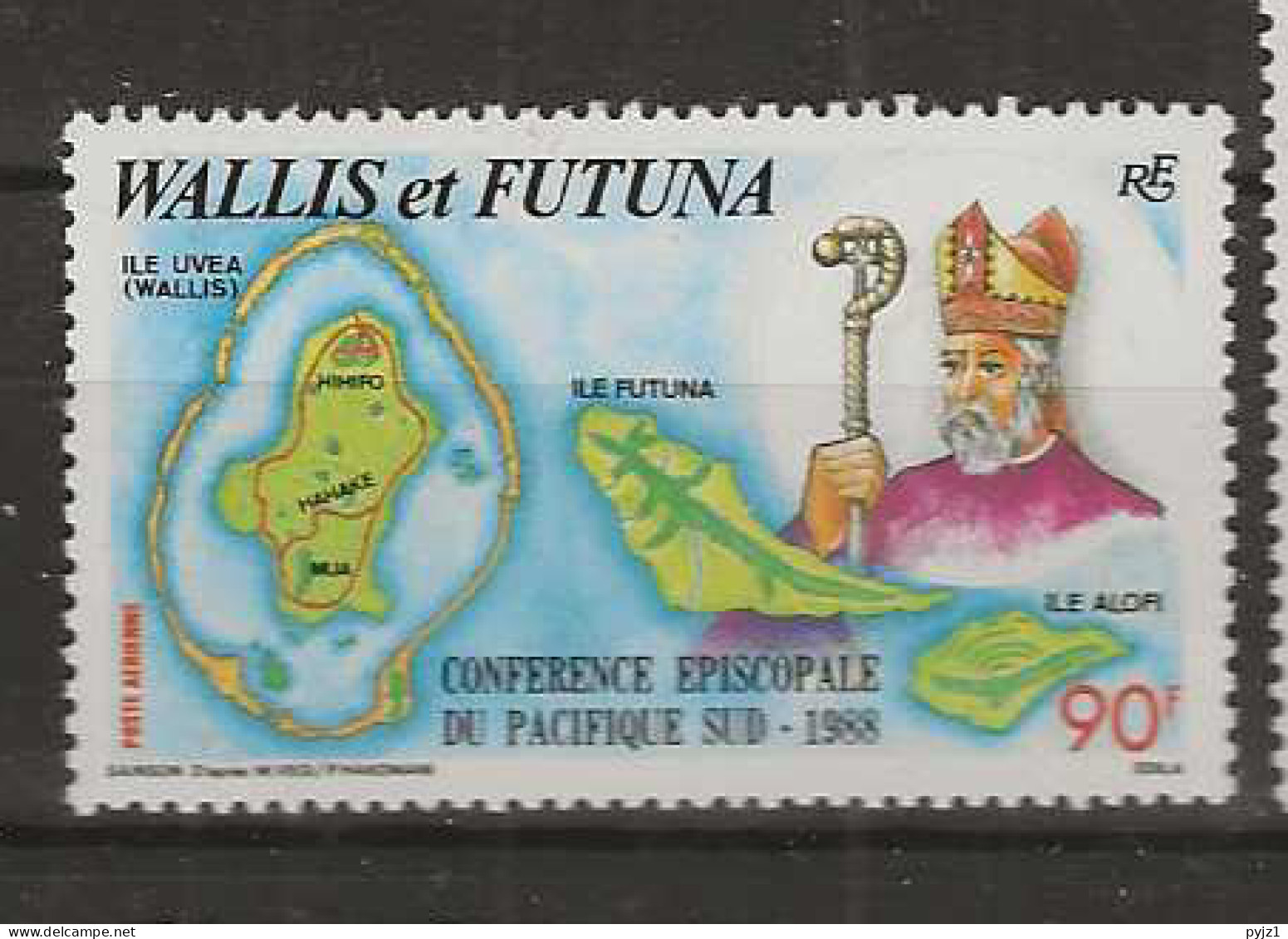 1988 MNH Wallis Et Futuna Mi 553 Postfris** - Neufs