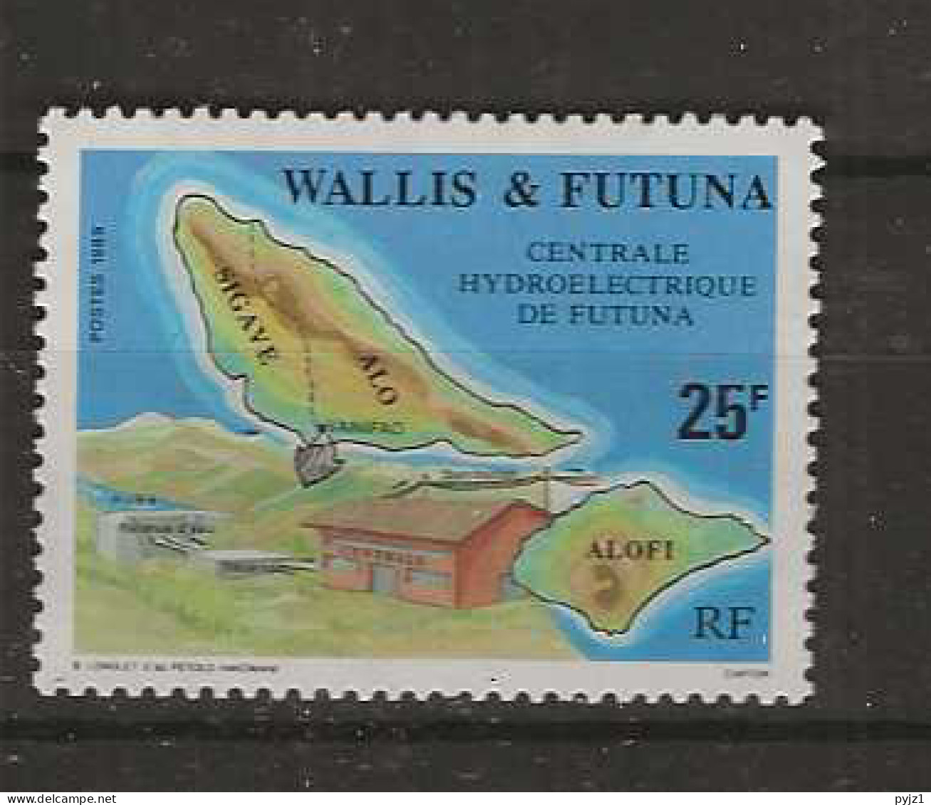 1989 MNH Wallis Et Futuna Mi 565 Postfris** - Neufs