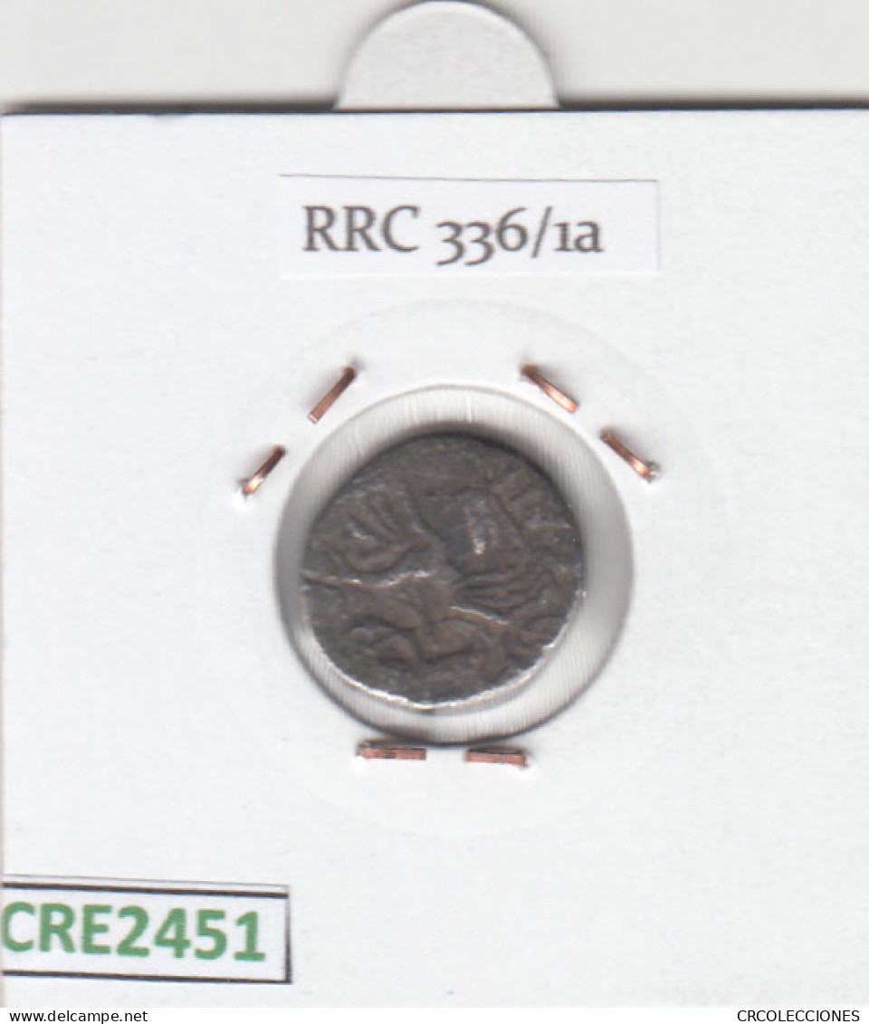 CRE2451 MONEDA REPUBLICA ROMANA DENARIO PLATA VER DESCRIPCION EN FOTO  - République (-280 à -27)