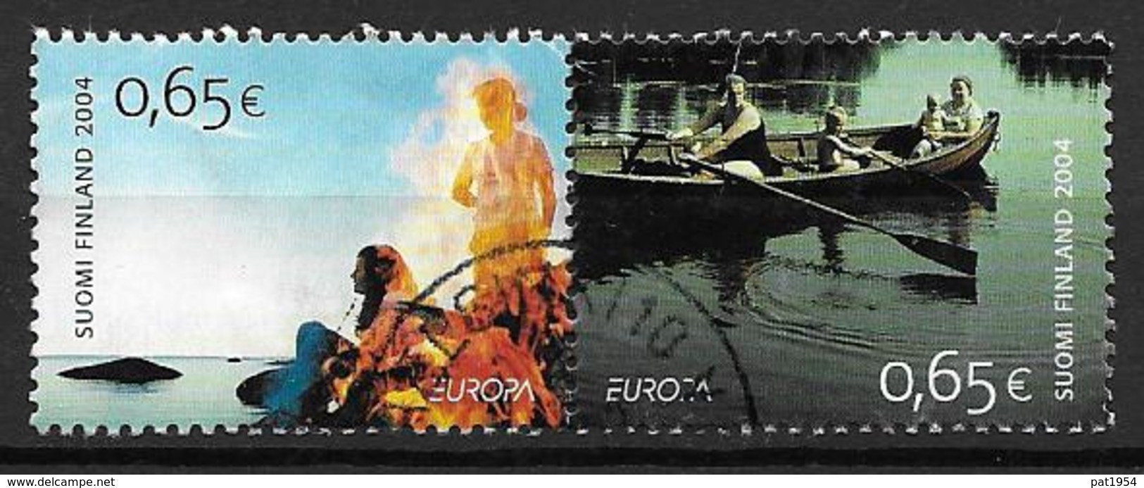 Finlande 2004 N° 1671A Oblitérés En Paire Europa Vacances - Used Stamps