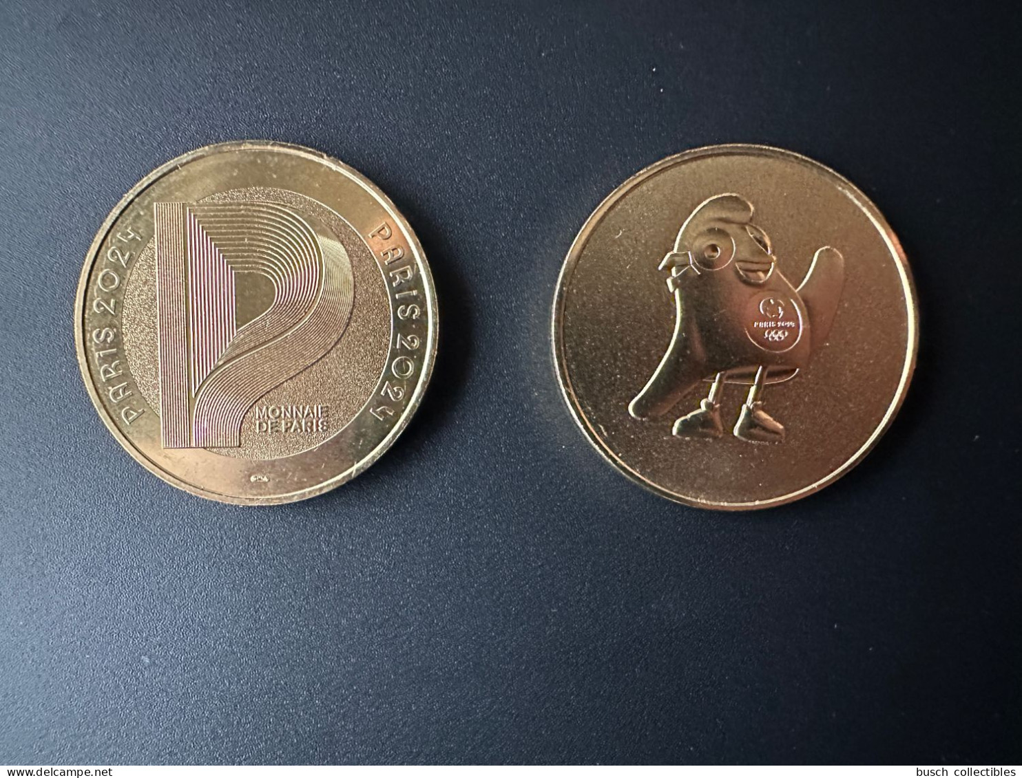 Monnaie De Paris 2021 2024 Jeux Olympiques Olympic Games Olympia France Souvenir Coin Token Jeton Touristique Mascotte - 2021