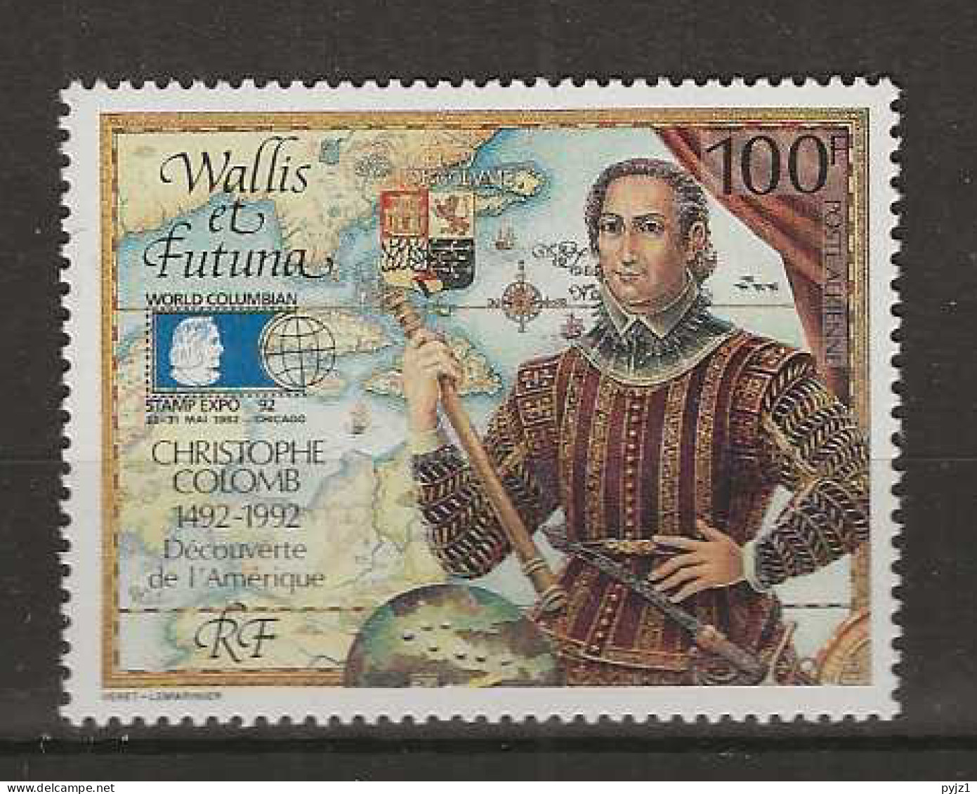 1992 MNH Wallis Et Futuna Mi 619 Postfris** - Nuevos