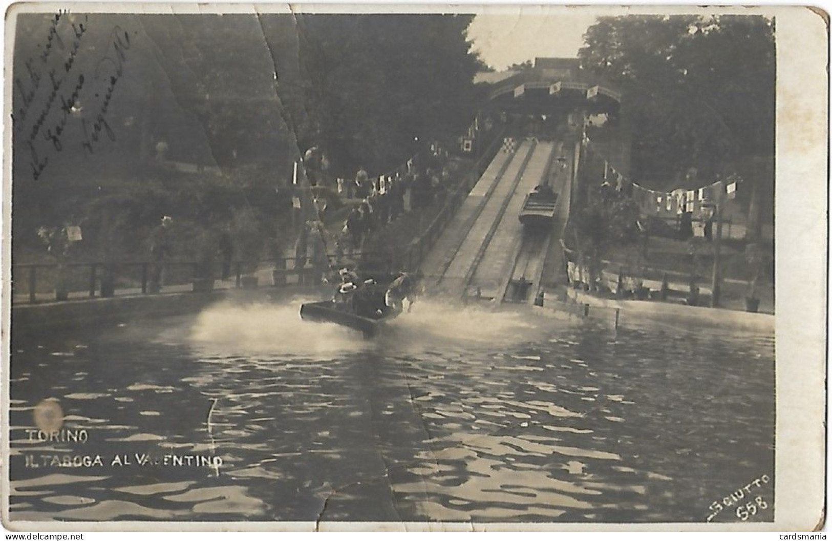 Torino-Toboga Al Valentino Foto Sciutto -1906 - Parcs & Jardins