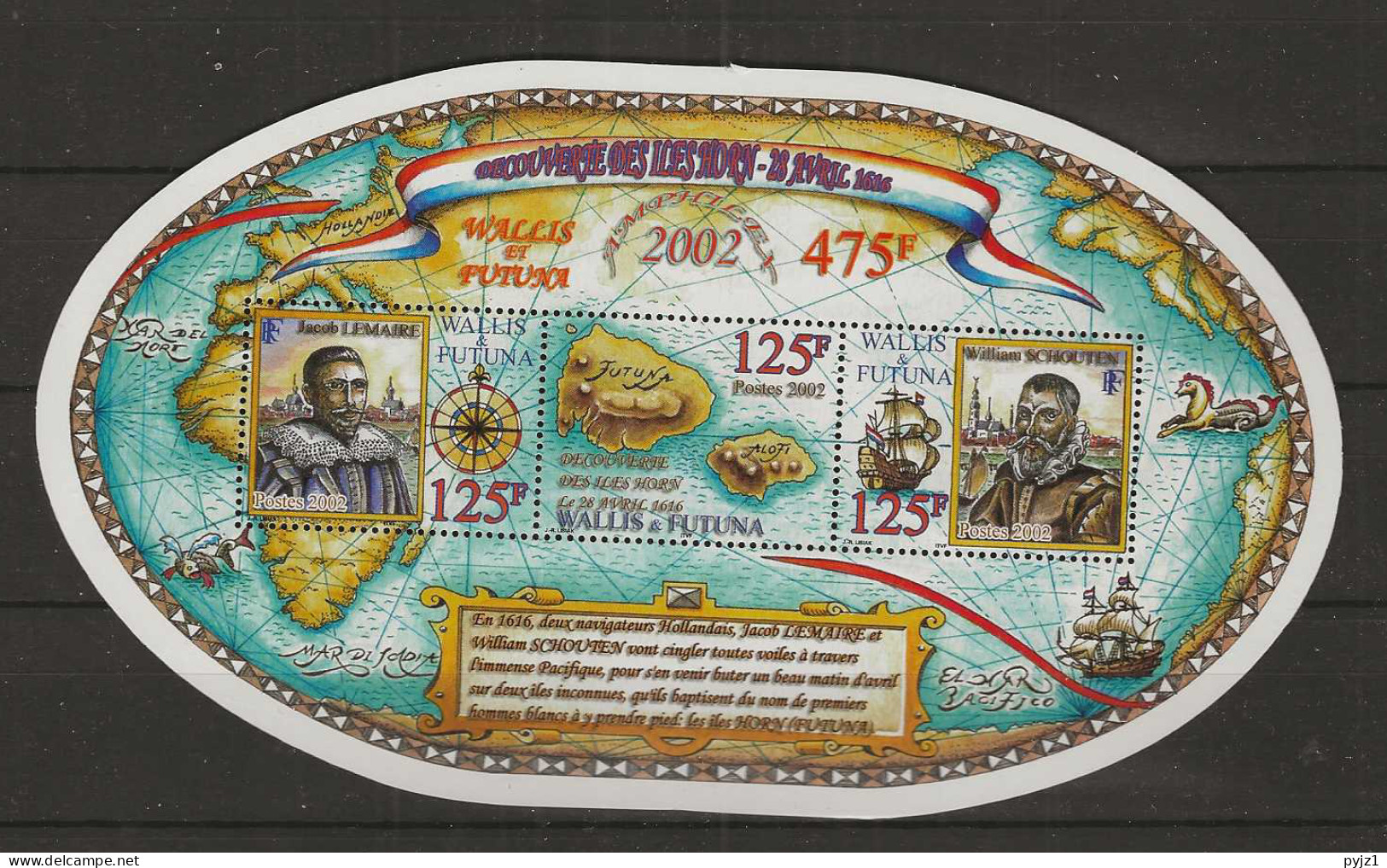 2002 MNH  Wallis Et Futuna Mi Block 11 Postfris** - Blokken & Velletjes