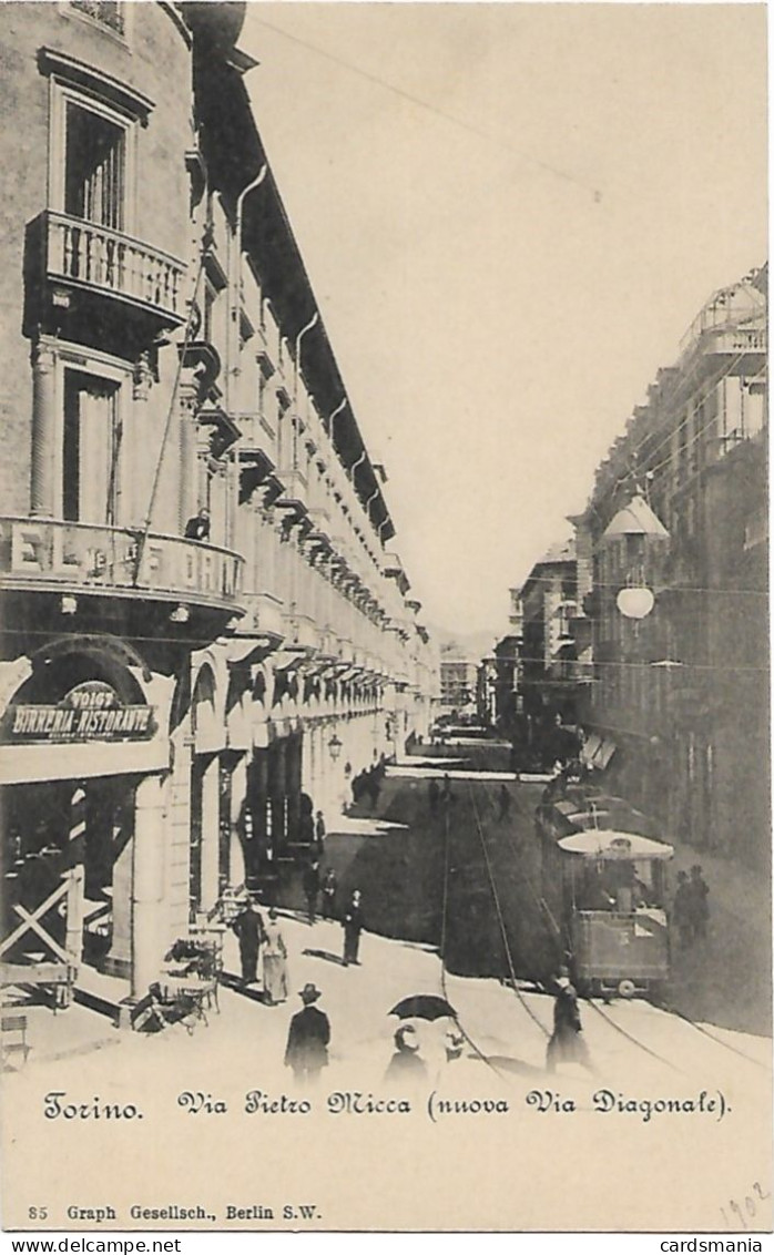 Torino-Via Pietro Micca Tram - Orte & Plätze