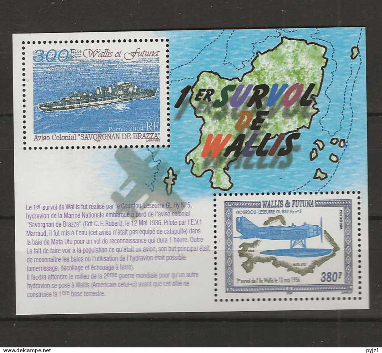 2004 MNH  Wallis Et Futuna Mi Block 15 Postfris** - Blokken & Velletjes