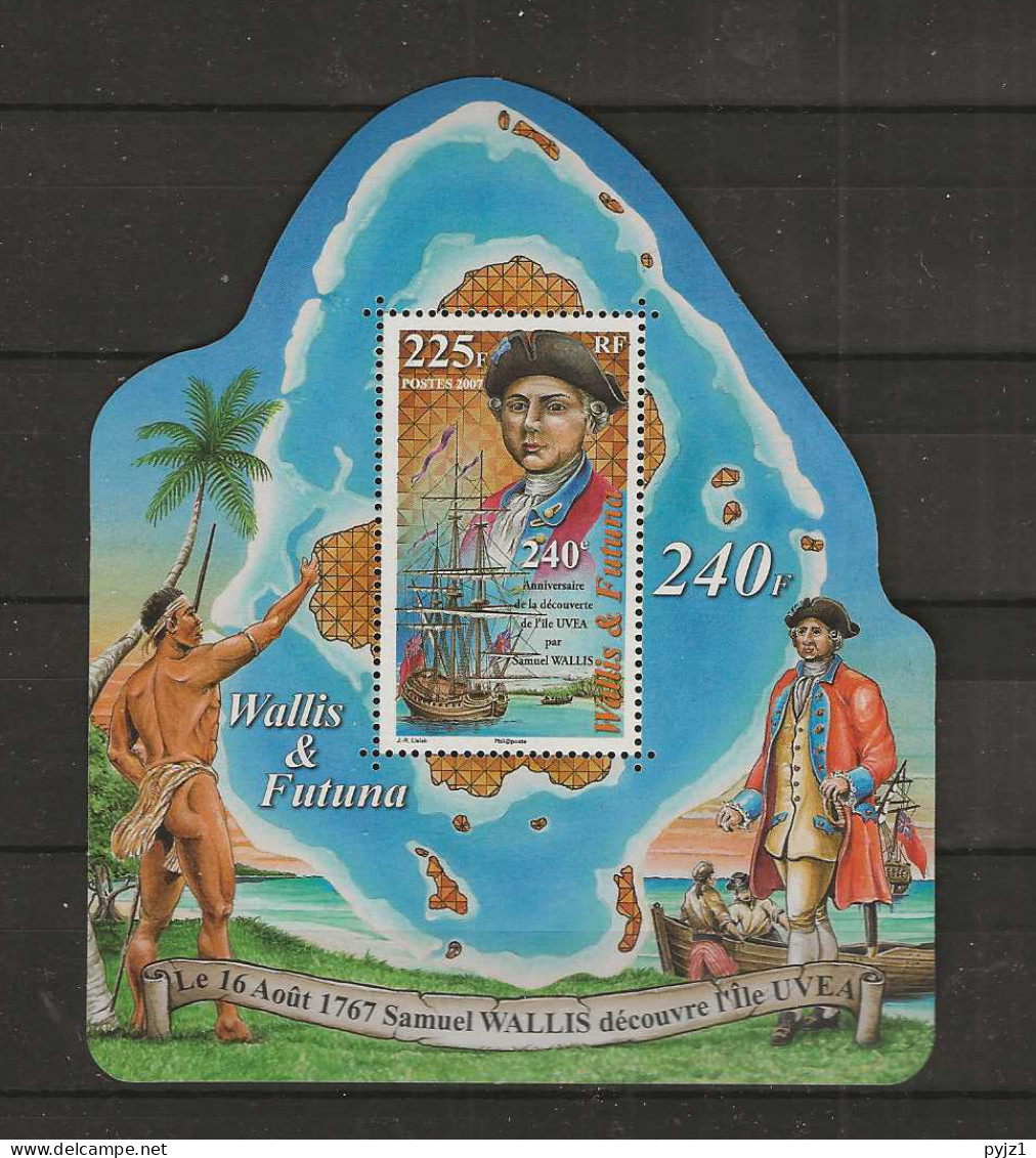 2007 MNH  Wallis Et Futuna Mi Block 21 Postfris** - Blokken & Velletjes