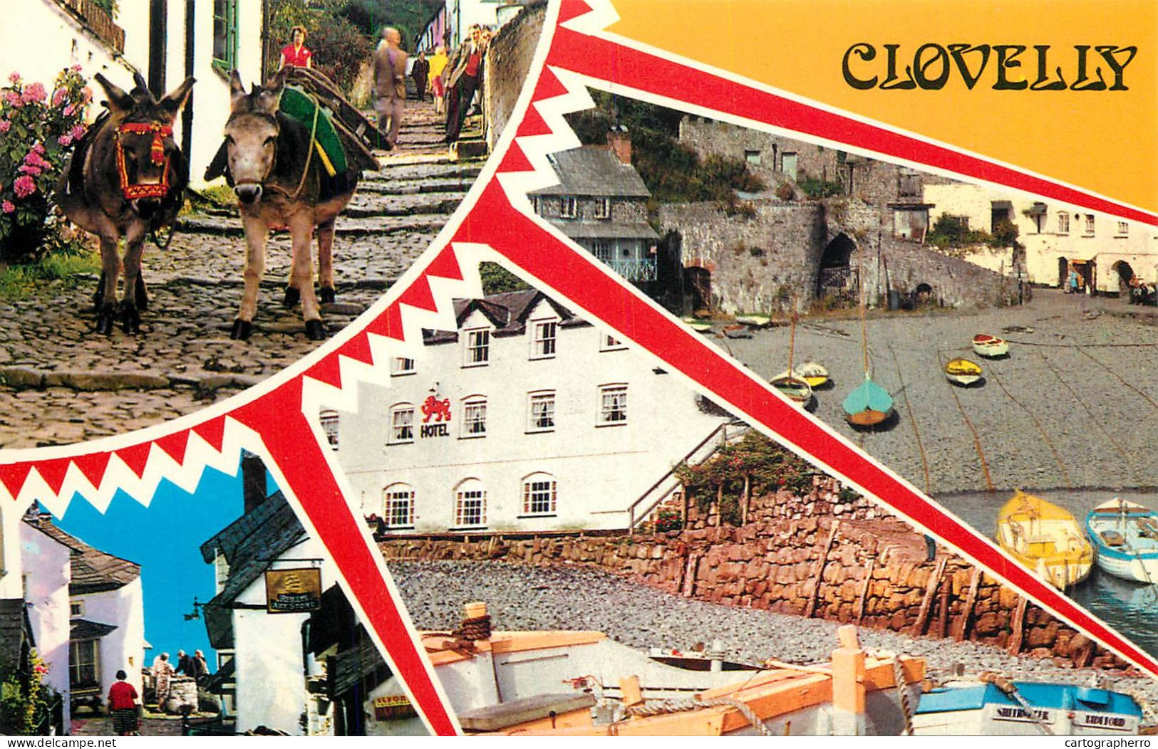 Postcard United Kingdom England Clovelly - Clovelly