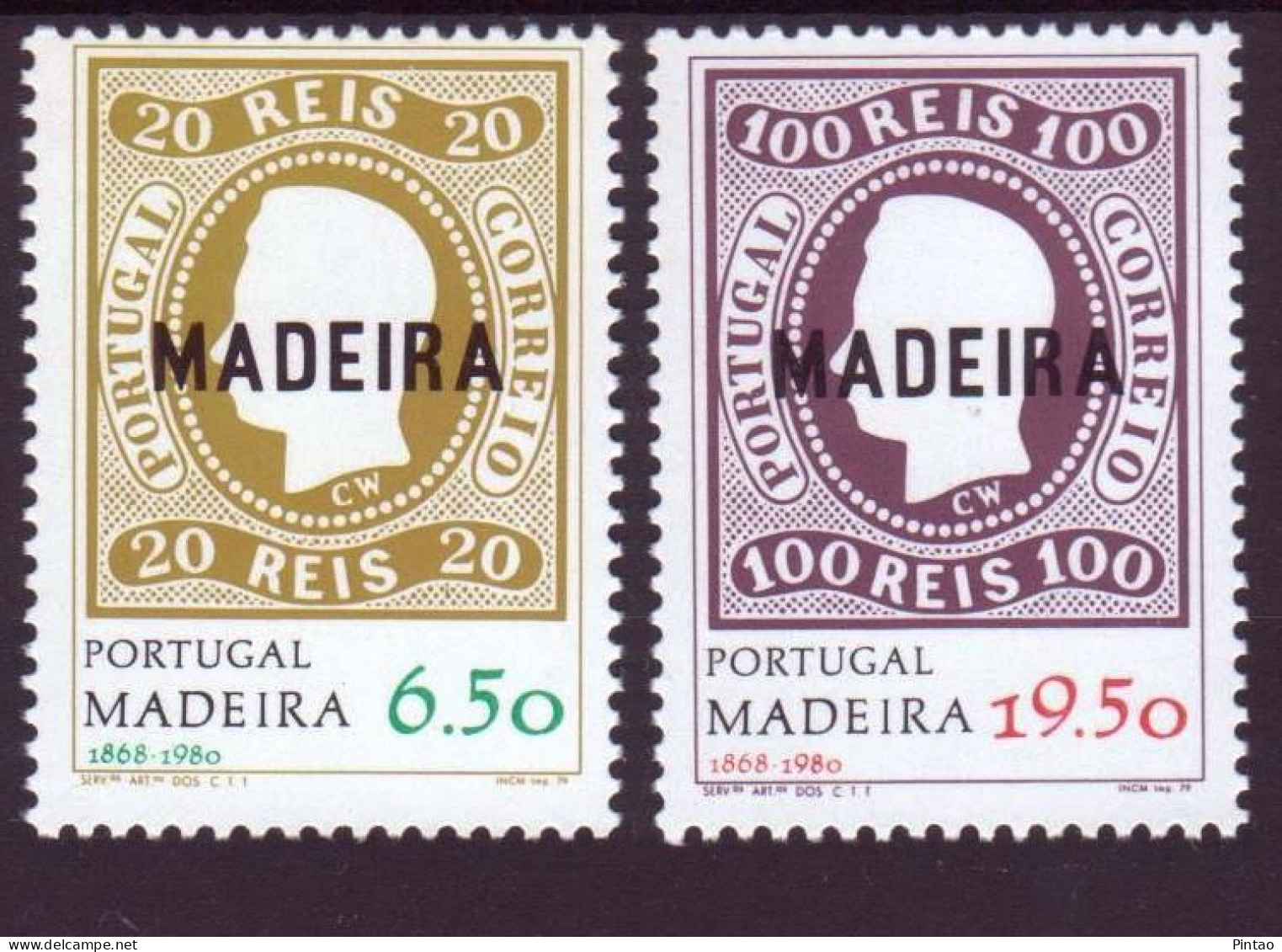 PTS083- Portugal 1980 - AF1454 E 1455 - MNH - Neufs