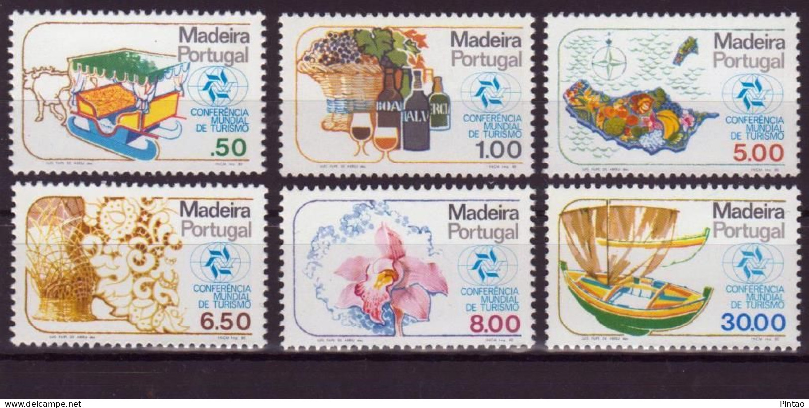 PTS086- Portugal 1980 - AF1486 A 1491 - MNH - Neufs