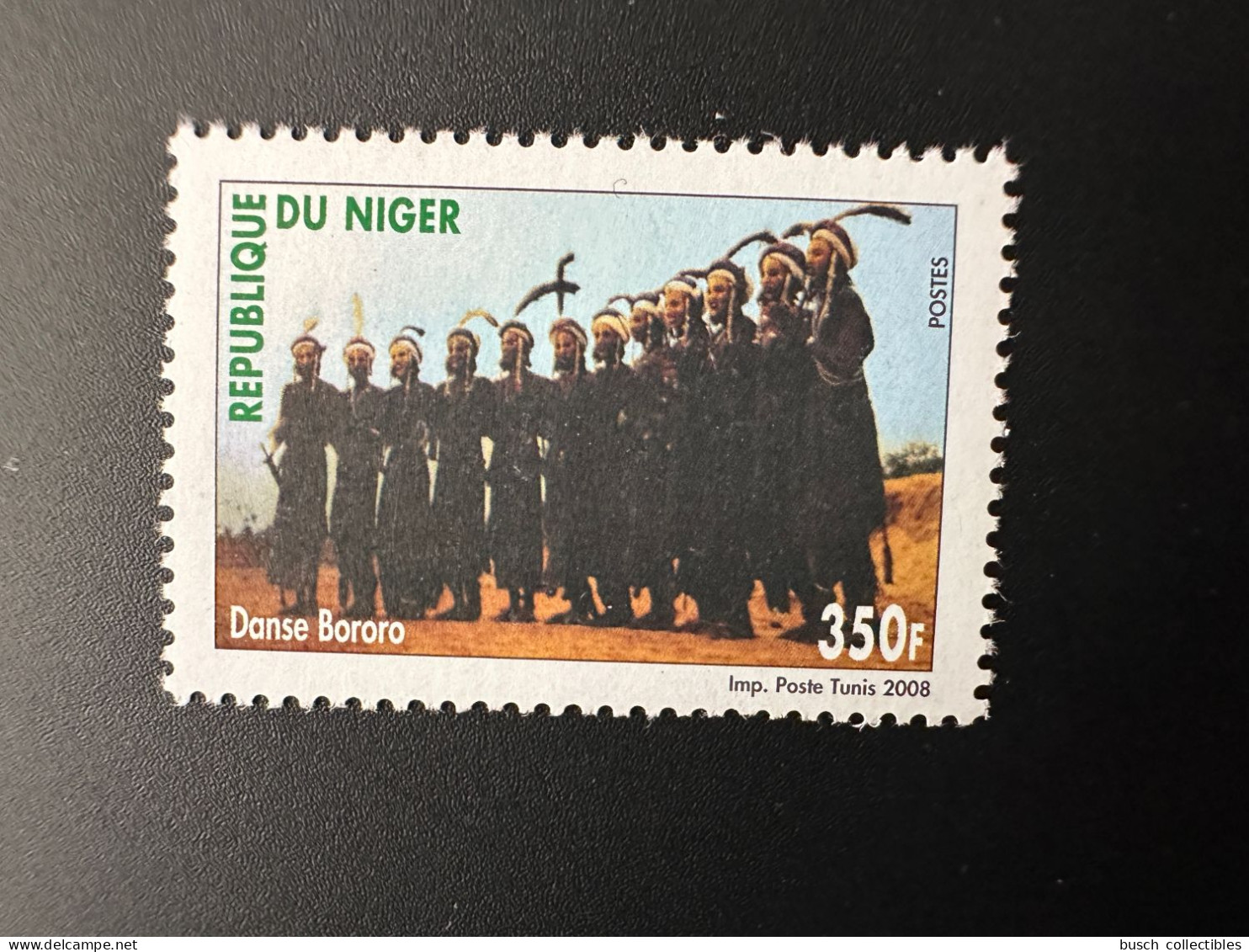 Niger 2008 Mi. 2008 Danse Bororo Tanz Dancing MNH ** 1 Val. - Niger (1960-...)