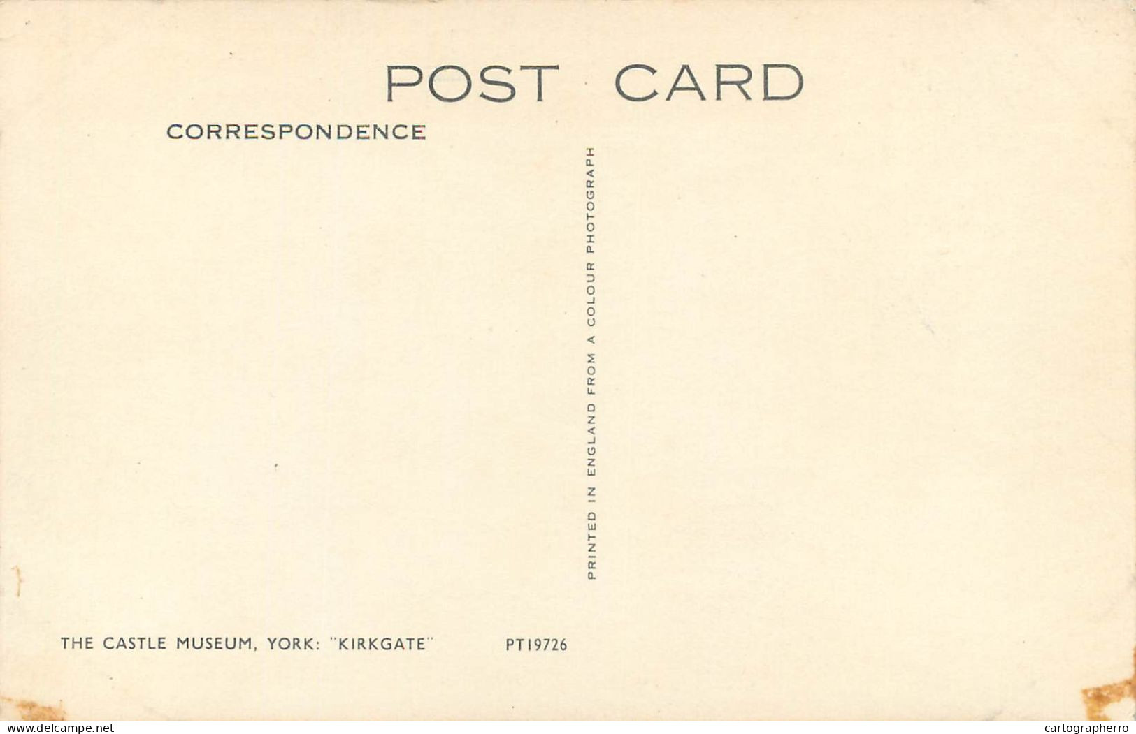 Postcard United Kingdom England York Kirkgate - York