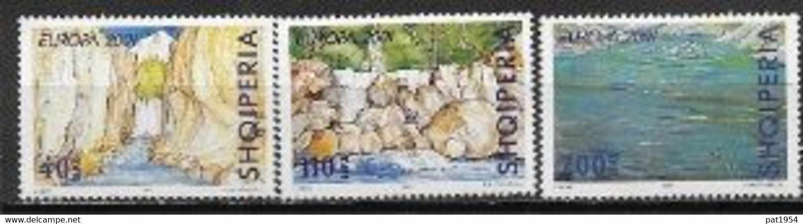 Albanie 2001 N° 2538/2540 Neufs Europa L'eau - 2001