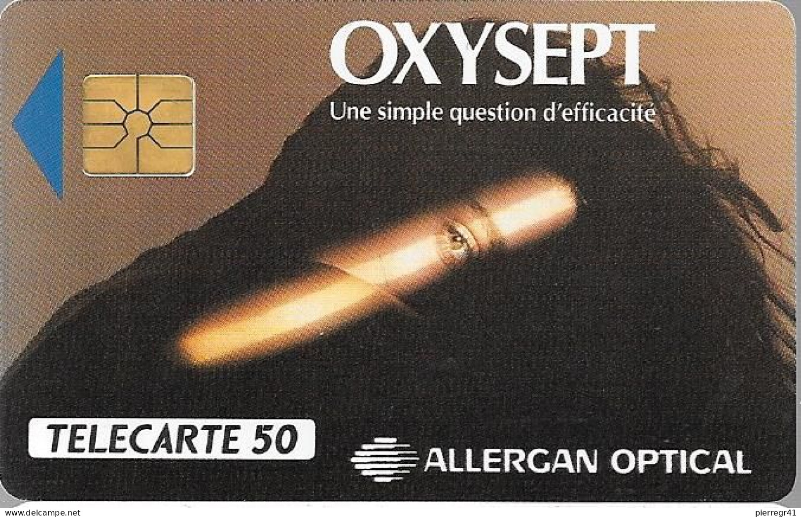 CARTE-PRIVEE-50U-GemA-D333-OXYSEPT-ALLERGAN--R° Glacé-1050-Ex-Utilisé-TBE/LUXE - Privat