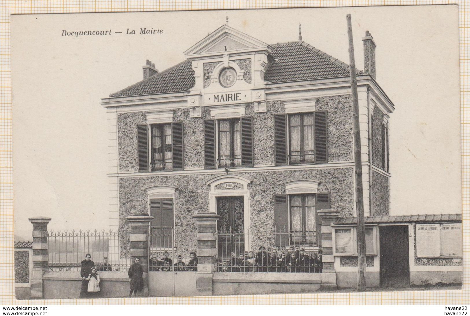 8AK2226 ROQUENCOURT LA MAIRIE 2 SCANS - Rocquencourt