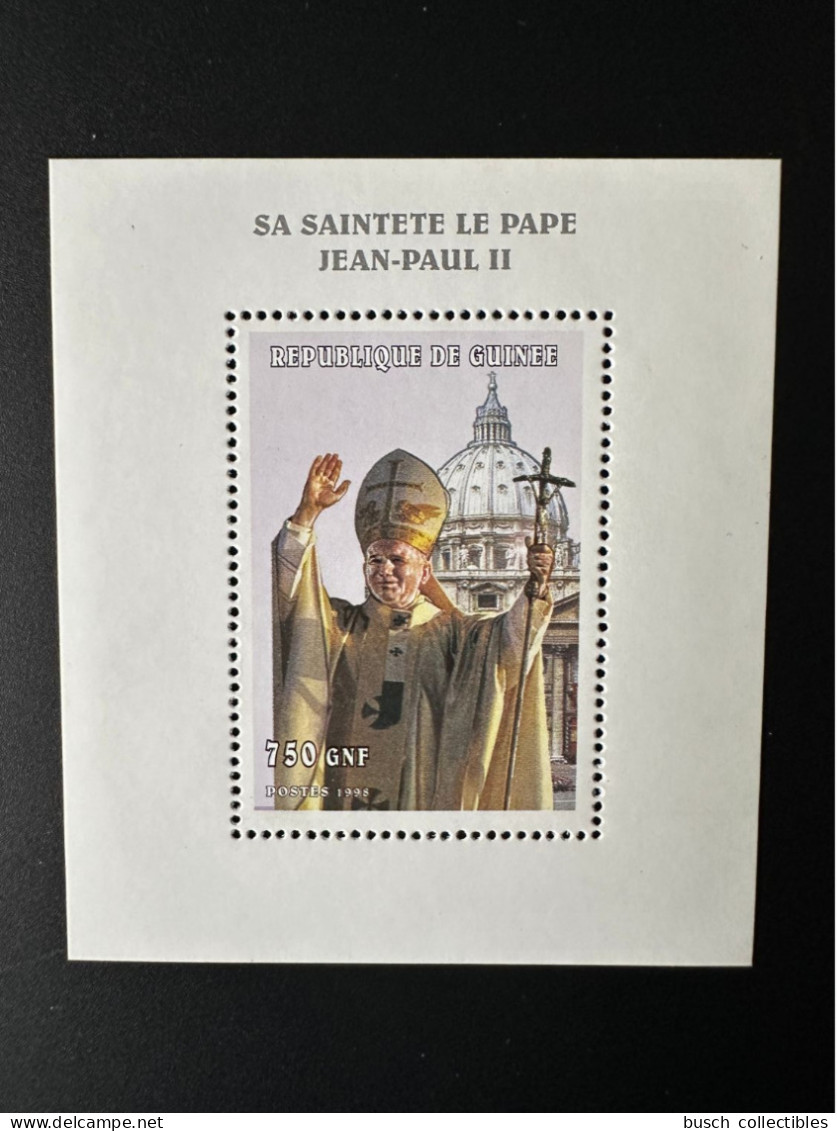 Guinée Guinea 1998 / 1999 Mi. Bl. F 569 Pape Jean-Paul II Papst Johannes Paul Pope John Paul - Papi