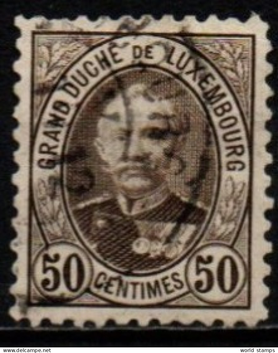 LUXEMBOURG 1891-3 O - 1891 Adolphe Frontansicht