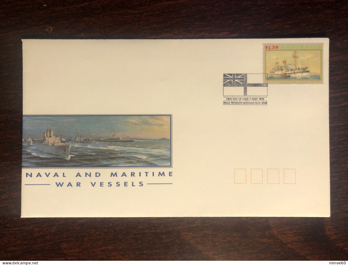 AUSTRALIA FDC COVER 1993 YEAR RED CROSS HOSPITAL SHIP HEALTH MEDICINE - Briefe U. Dokumente