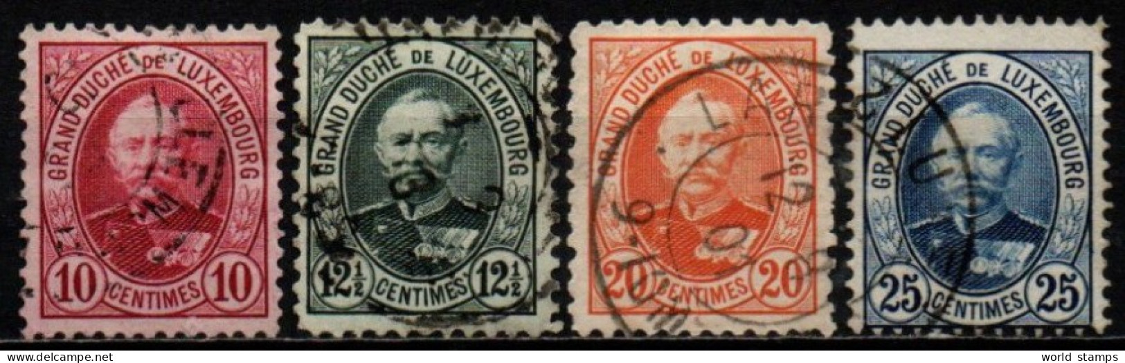 LUXEMBOURG 1891-3 O - 1891 Adolphe Voorzijde