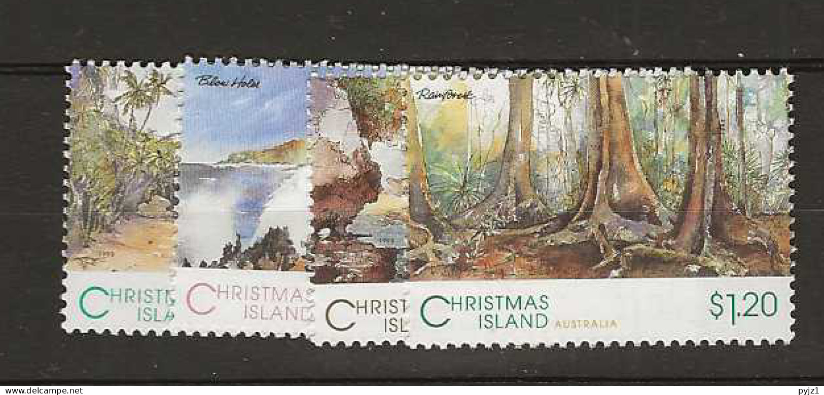 1993 MNH Christmas Island Mi 384-87 - Christmas Island