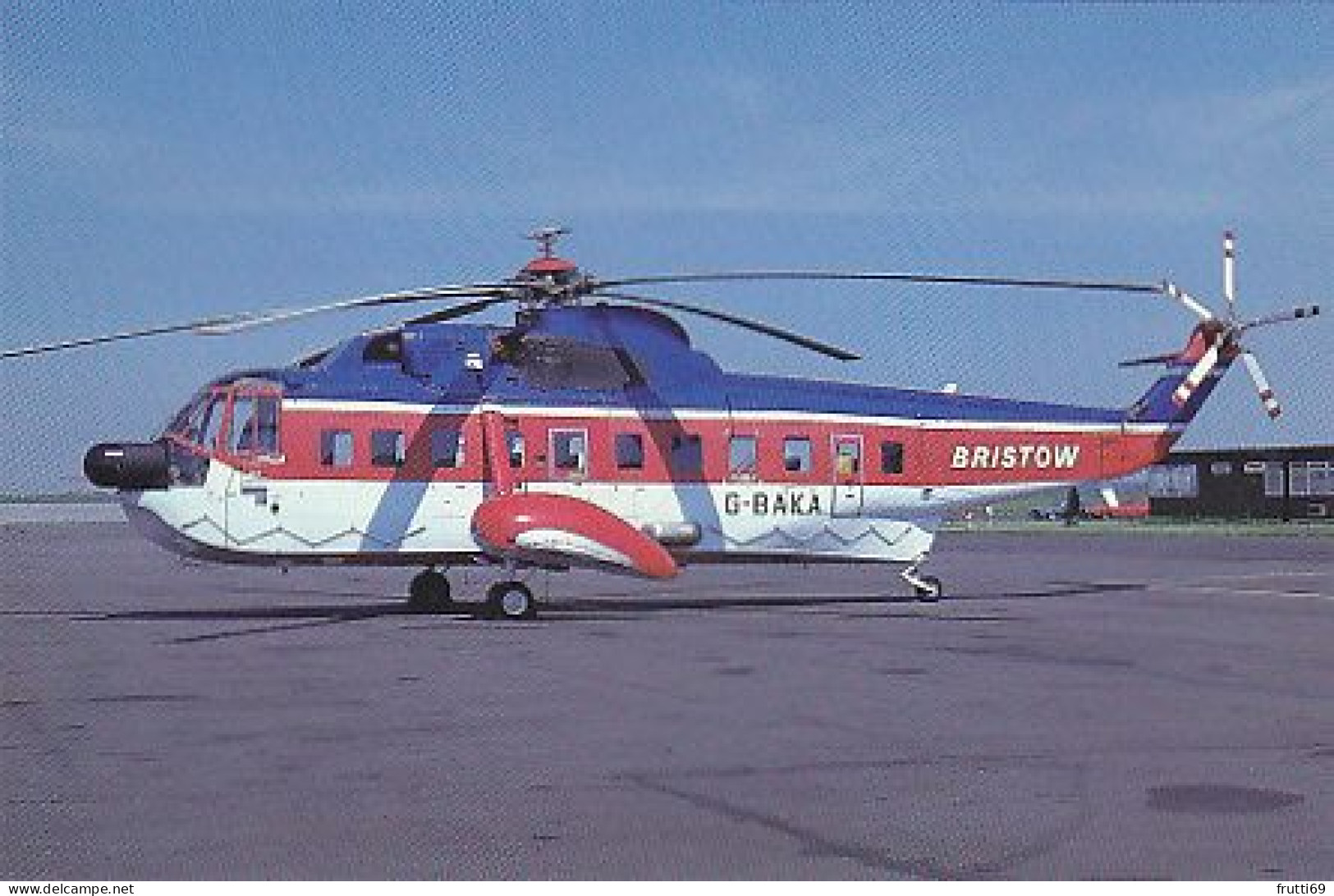 AK 195611 HELICOPTER / HUBSCHRAUBER - Bristow Helicopters - Sikorsky S-61N - Helicopters